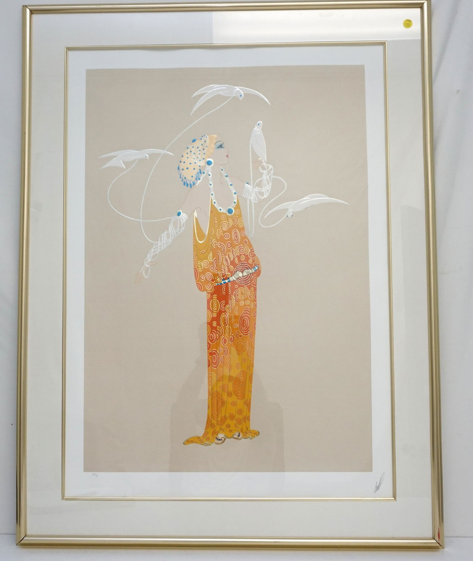 RARE ERTE "APHRODITE" ART DECO ARTIST SIGNED SERIGRAPH (1 of 7)