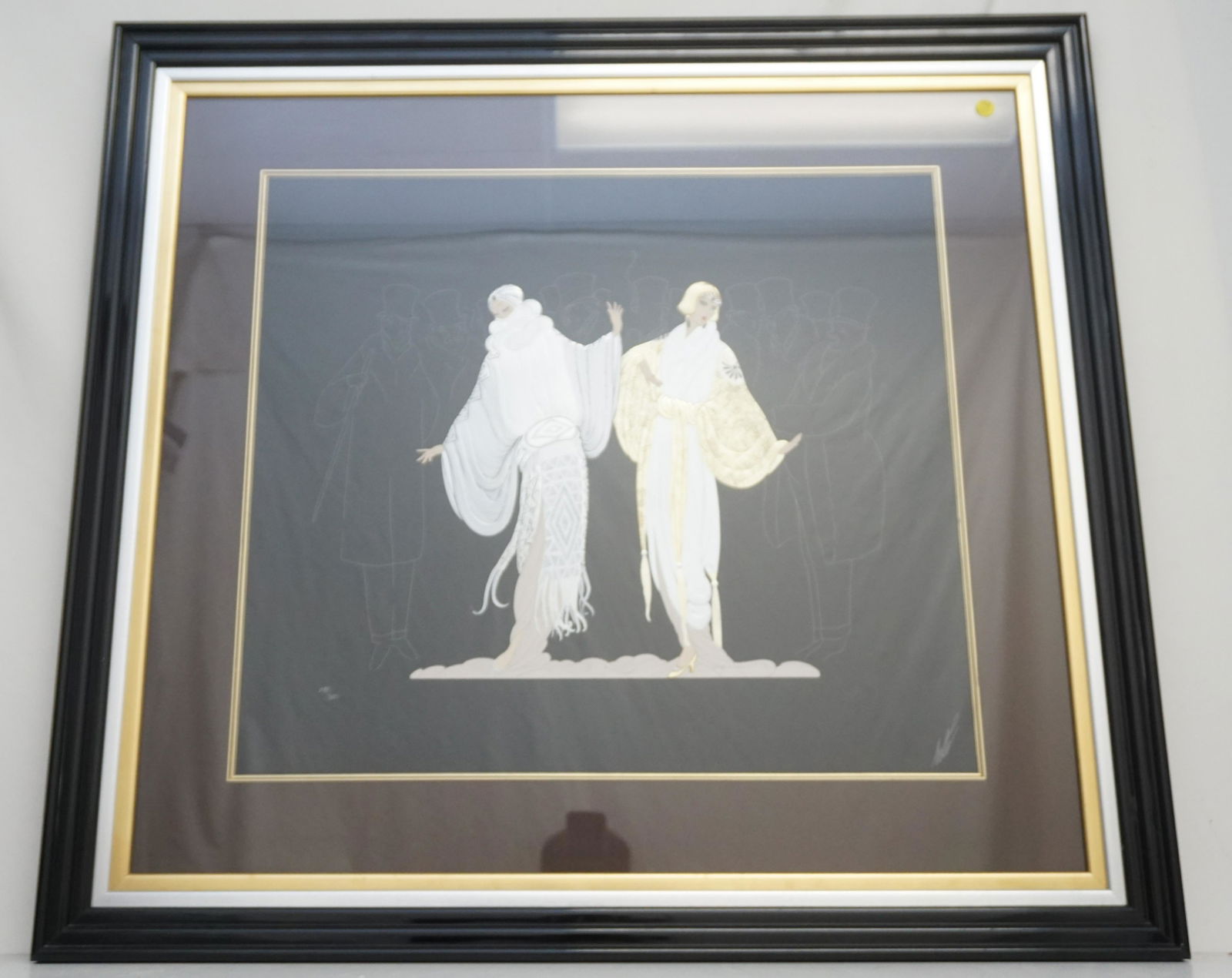 ERTE "OPENING NIGHT" ART DECO PENCIL SIGNED SERIGRAPH (1 of 9)