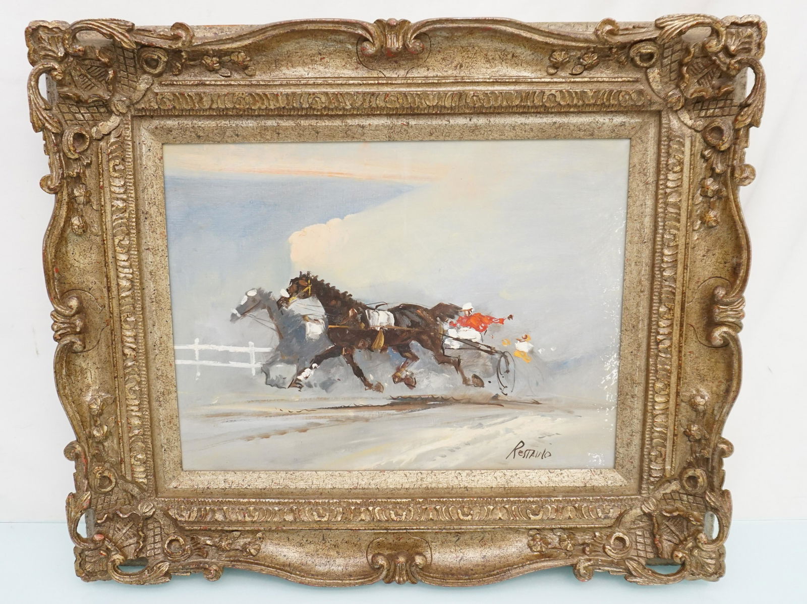 HARNESS RACING OIL ON CANVAS (1 of 6)