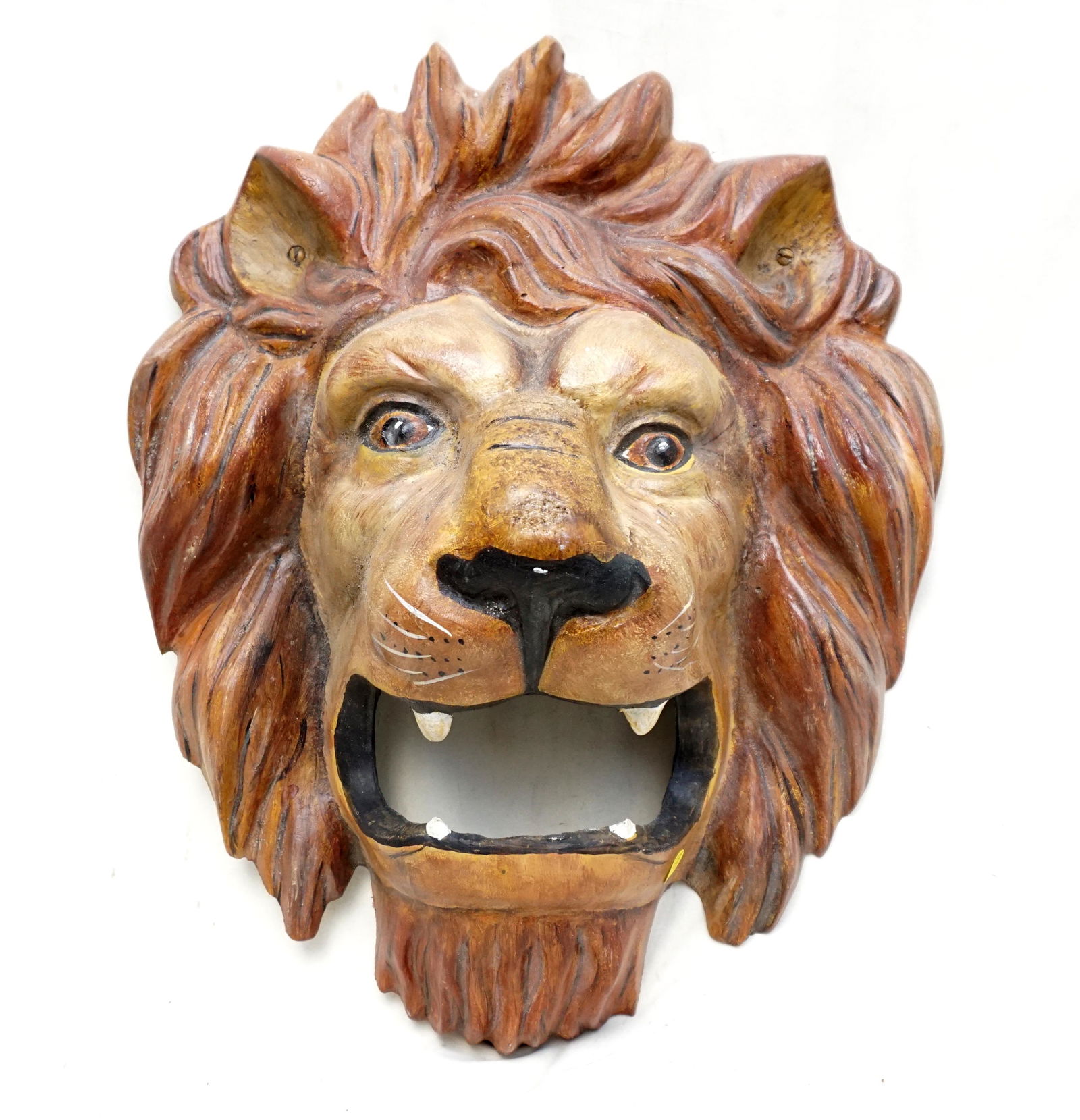 LARGE CAST IRON LION MASK (1 of 4)