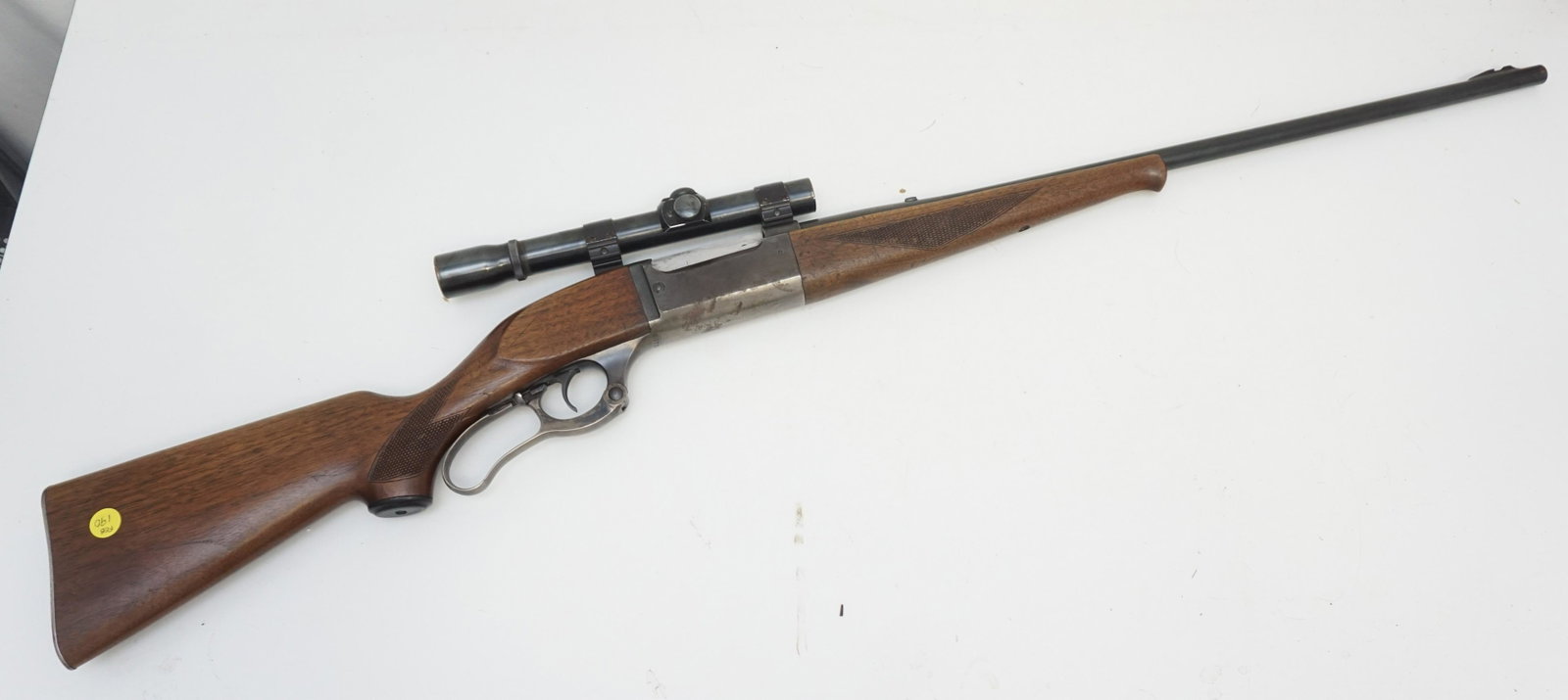 SAVAGE RIFLE 99 A SERIES W WEAVER SCOPE: Savage model 99 A series .250-3000 Rifle. With Weaver K25 scope. NO IN HOUSE SHIPPING ON THIS ITEM. PROVENANCE: A Private Charleston SC Estate.**** The buyer of this lot must follow all Federal, State