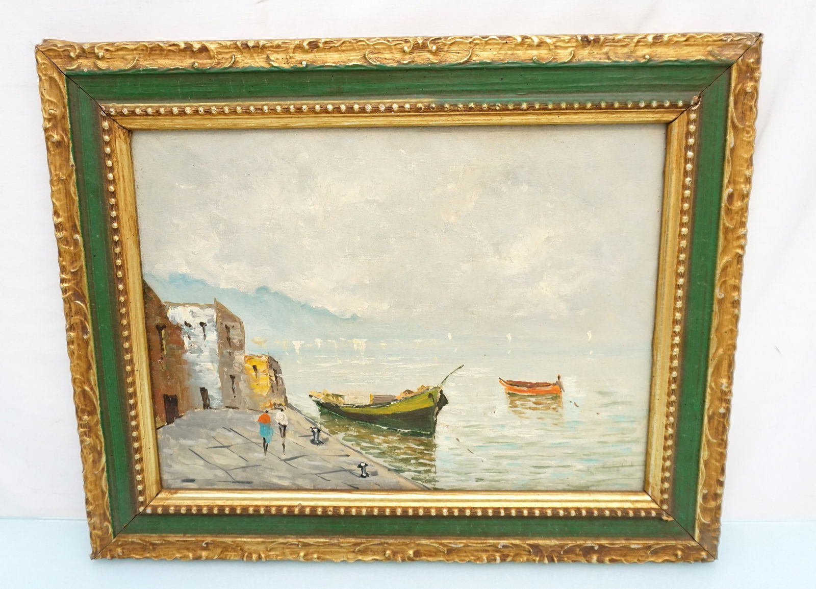 MID CENTURY OIL FISHING BOATS (1 of 6)