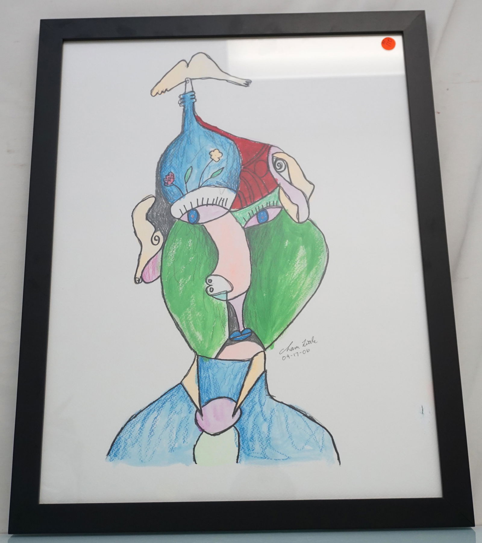 CHAM LITTLE ABSTRACT ON PAPER (1 of 6)