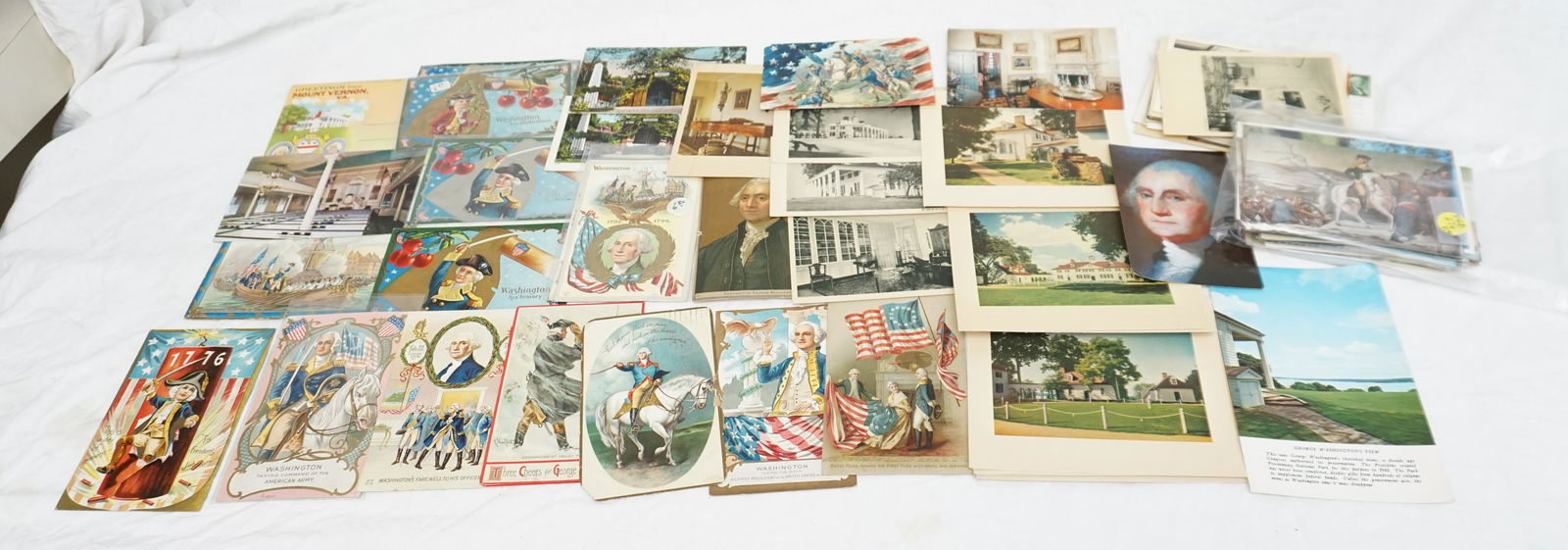 116 PC ANTIQUE & VINTAGE PATRIOTIC POSTCARDS (1 of 9)