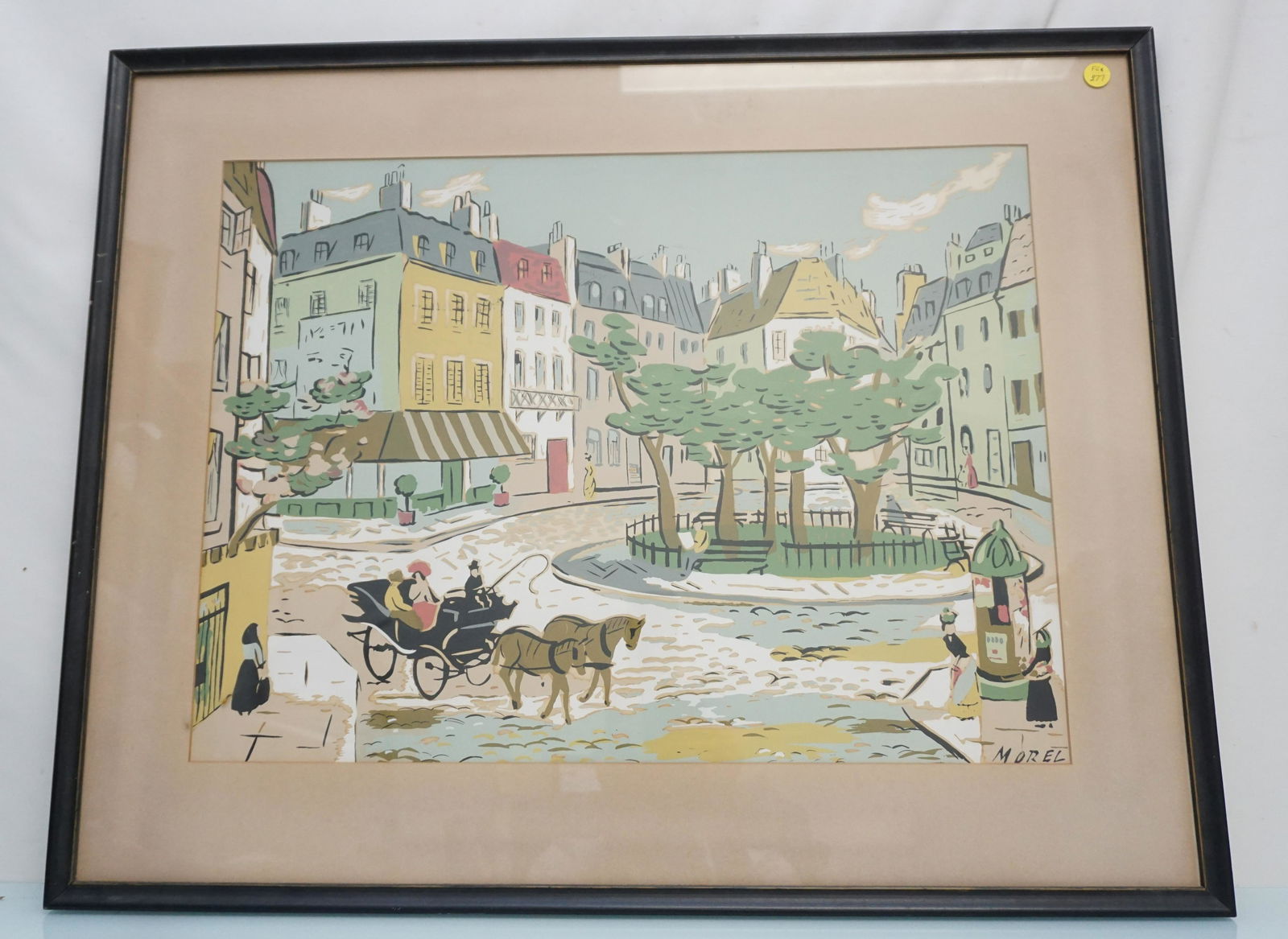 VINTAGE PARIS GOUACHE WATERCOLOR (1 of 5)