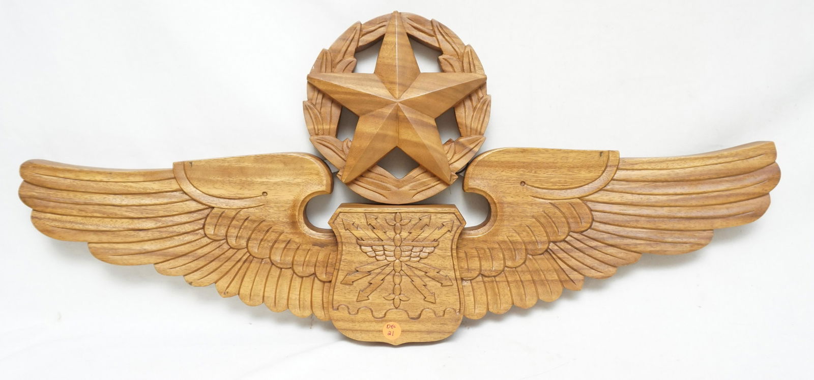 US AIR FORCE CARVED WOOD PLAQUE (1 of 4)