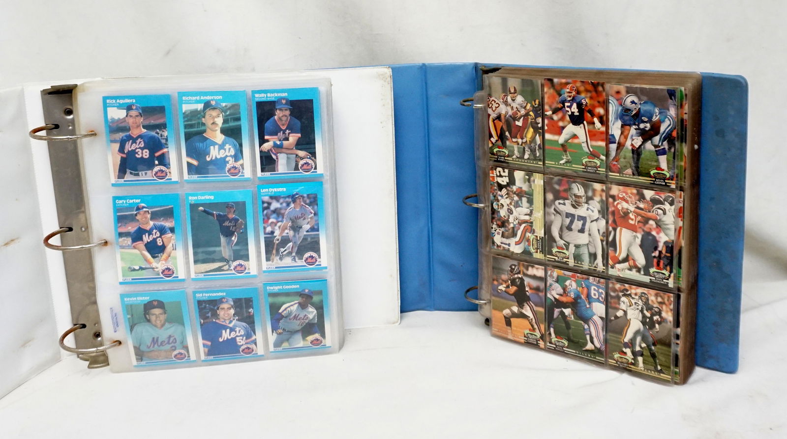 LOT OF 2 VINTAGE MLB & NFL CARD S SETS (1 of 8)