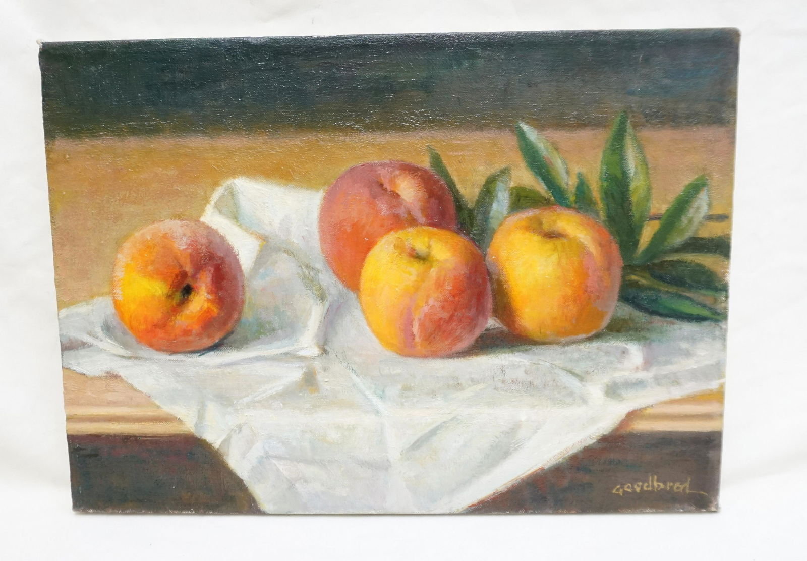 RAY GOODBRED (1929-2011) PEACHES STILL LIFE (1 of 7)