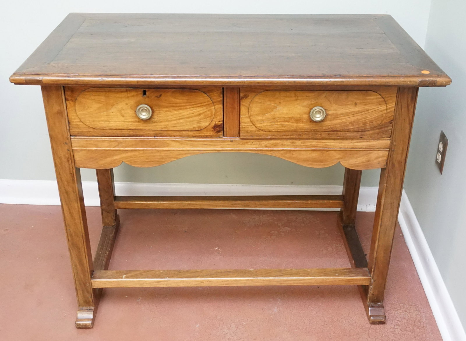 ANTIQUE FRENCH CONSOLE LIBRARY TABLE (1 of 5)