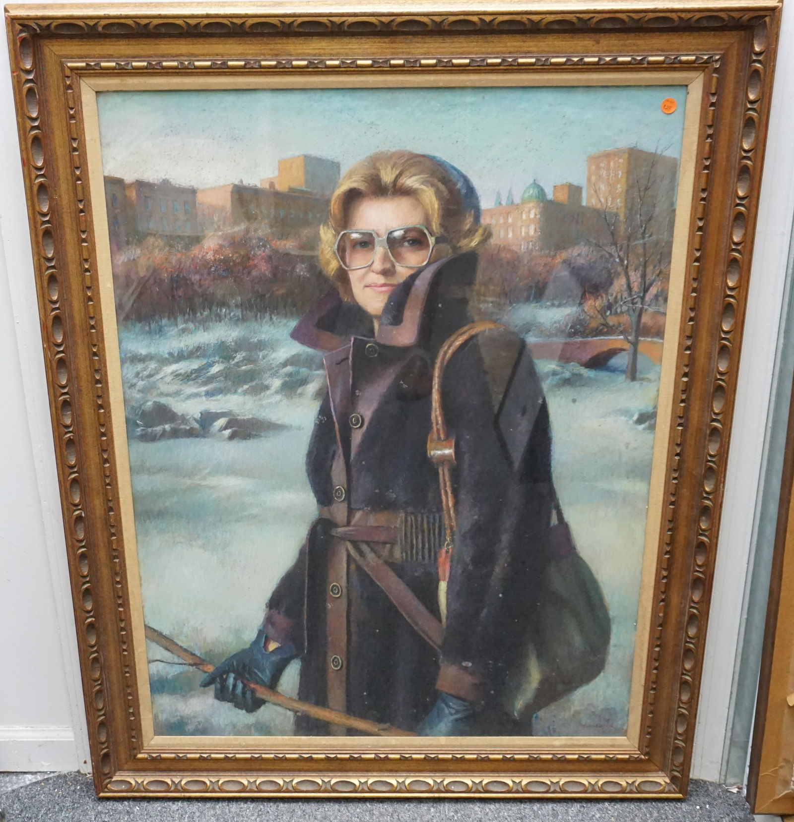 RAY GOODBRED (1929-2011) WINTER WALK PORTRAIT (1 of 6)