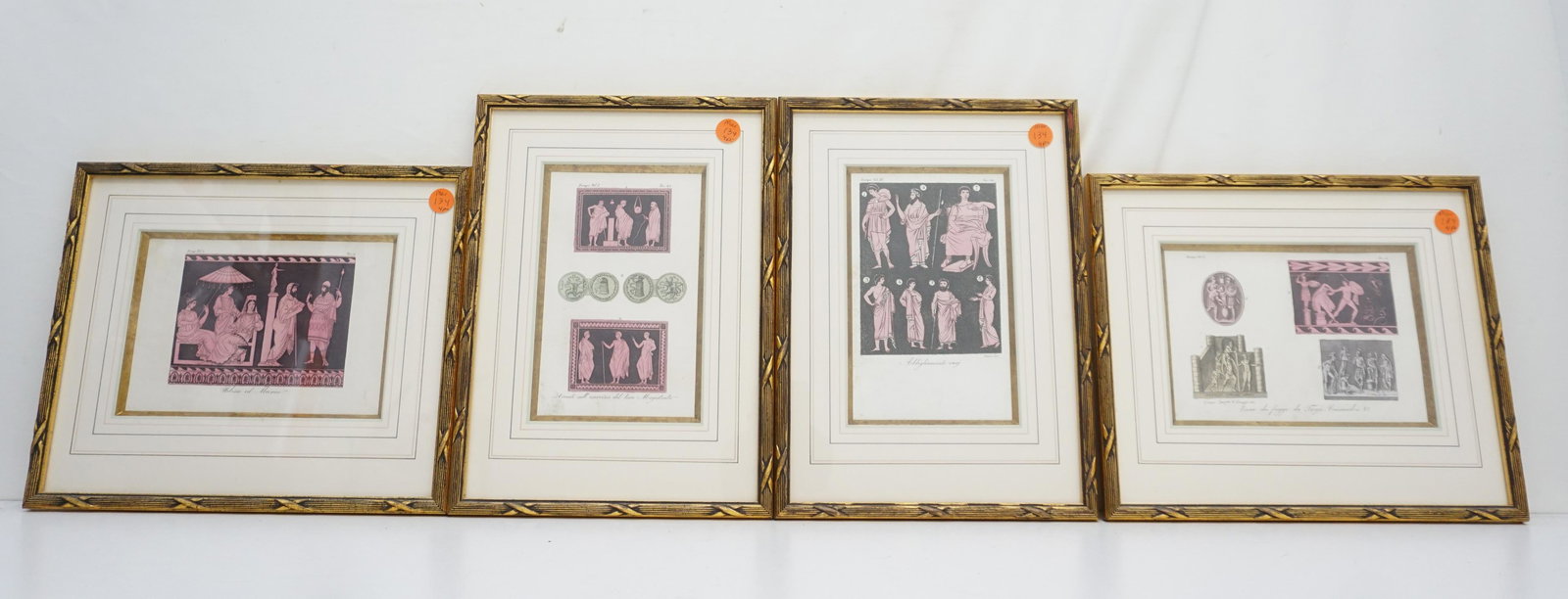 FOUR ANTIQUE EUROPA VOL 1 ENGRAVINGS (1 of 6)