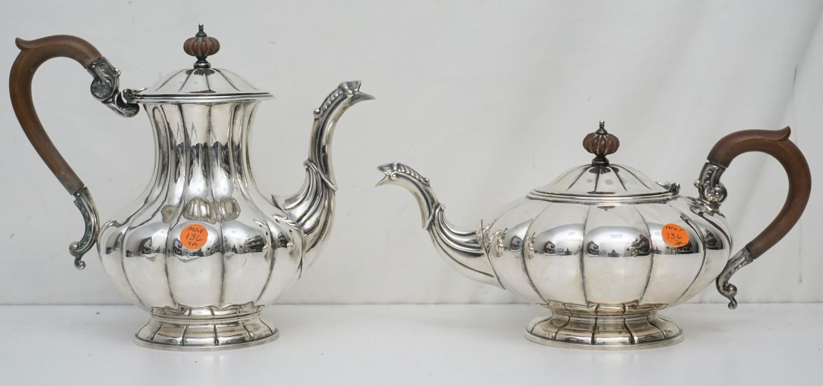 2 BIRKS STERLING SILVER COFFEE POT & TEAPOT (1 of 11)