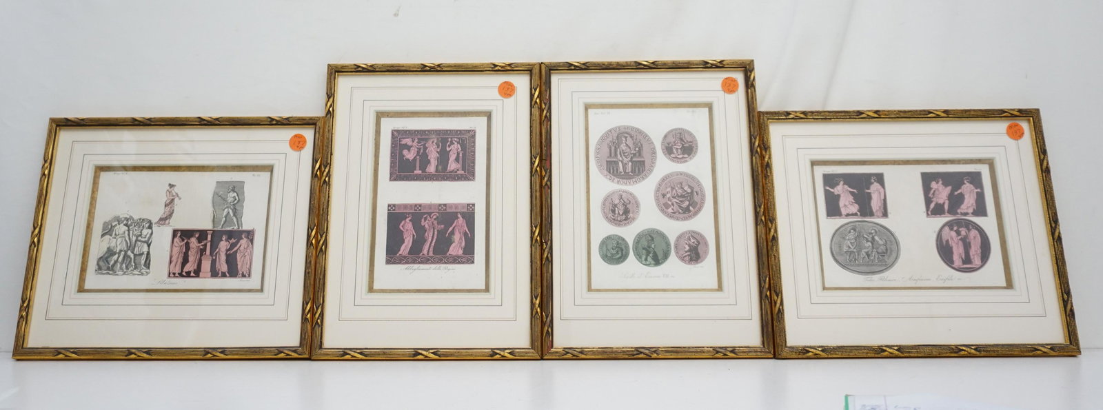 FOUR ANTIQUE EUROPA VOL 1 ENGRAVINGS (1 of 6)