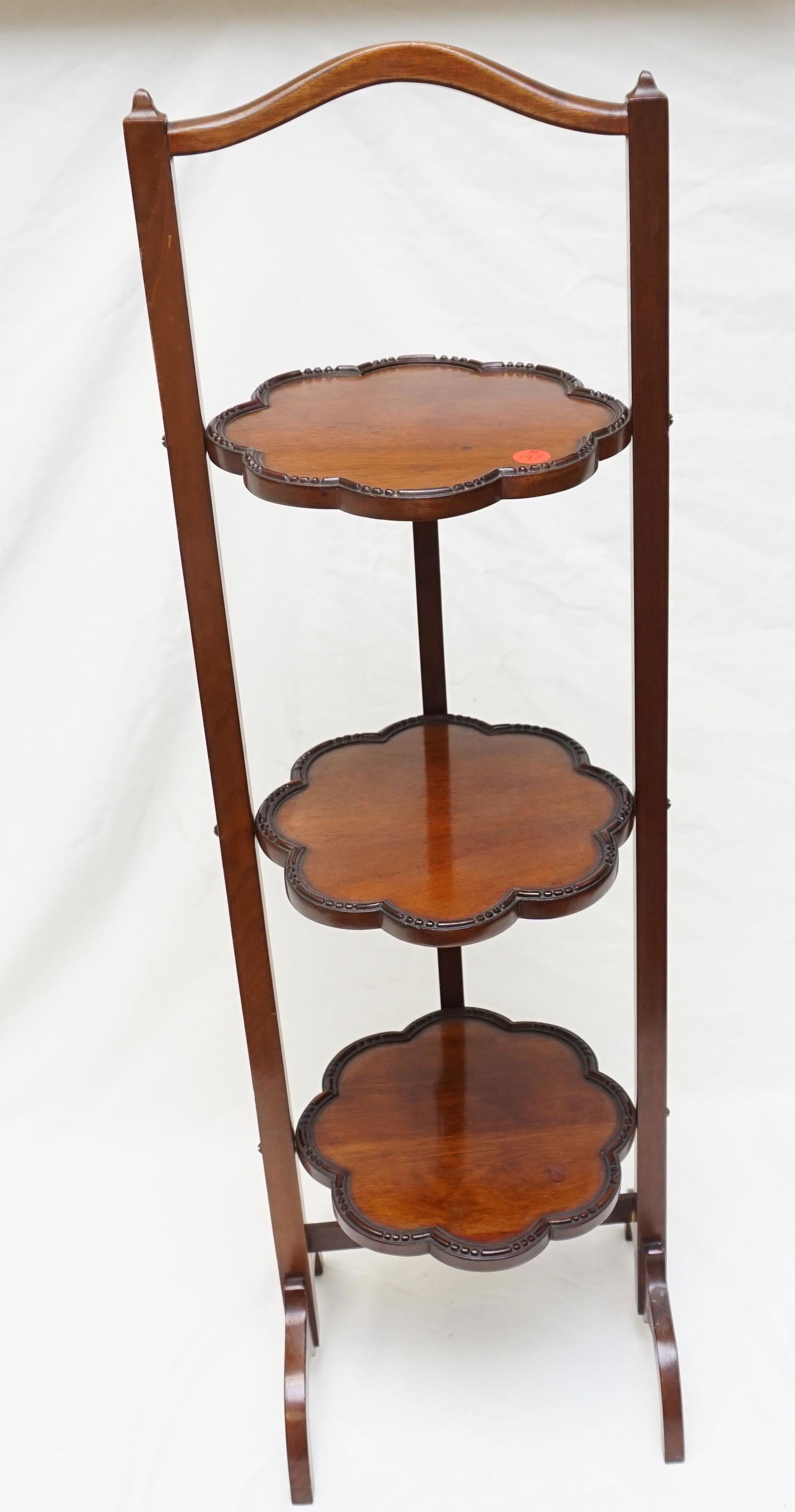 ENGLISH TRADITIONAL 3 TIER FOLDING PIE STAND (1 of 9)