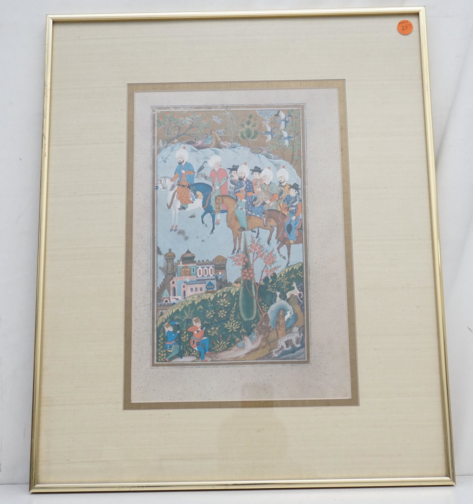 INDO PERSIAN PRINT HUNTING SCENES (1 of 5)
