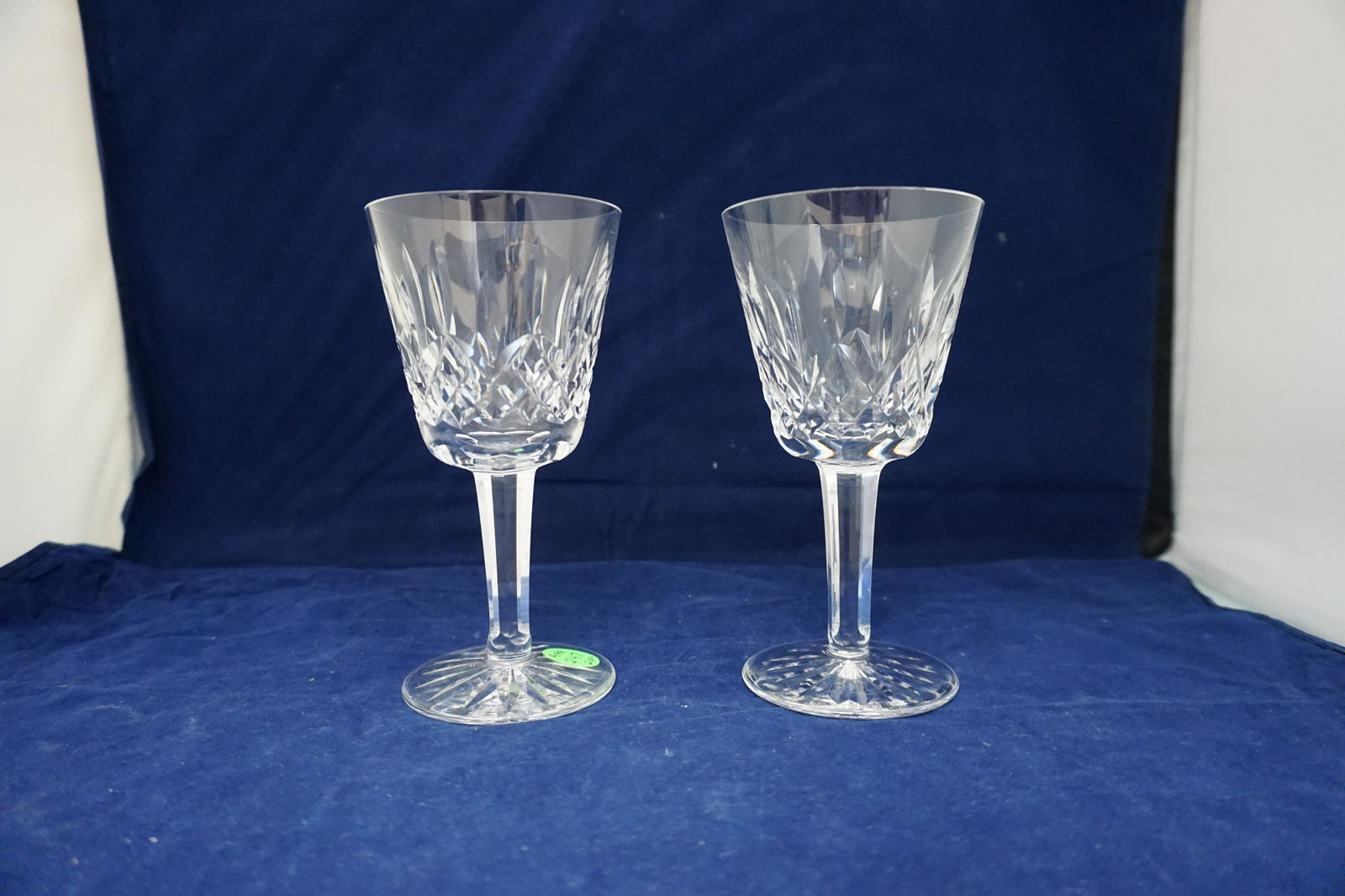 2 WATERFORD CRYSTAL LISMORE CLARET WINES (1 of 6)