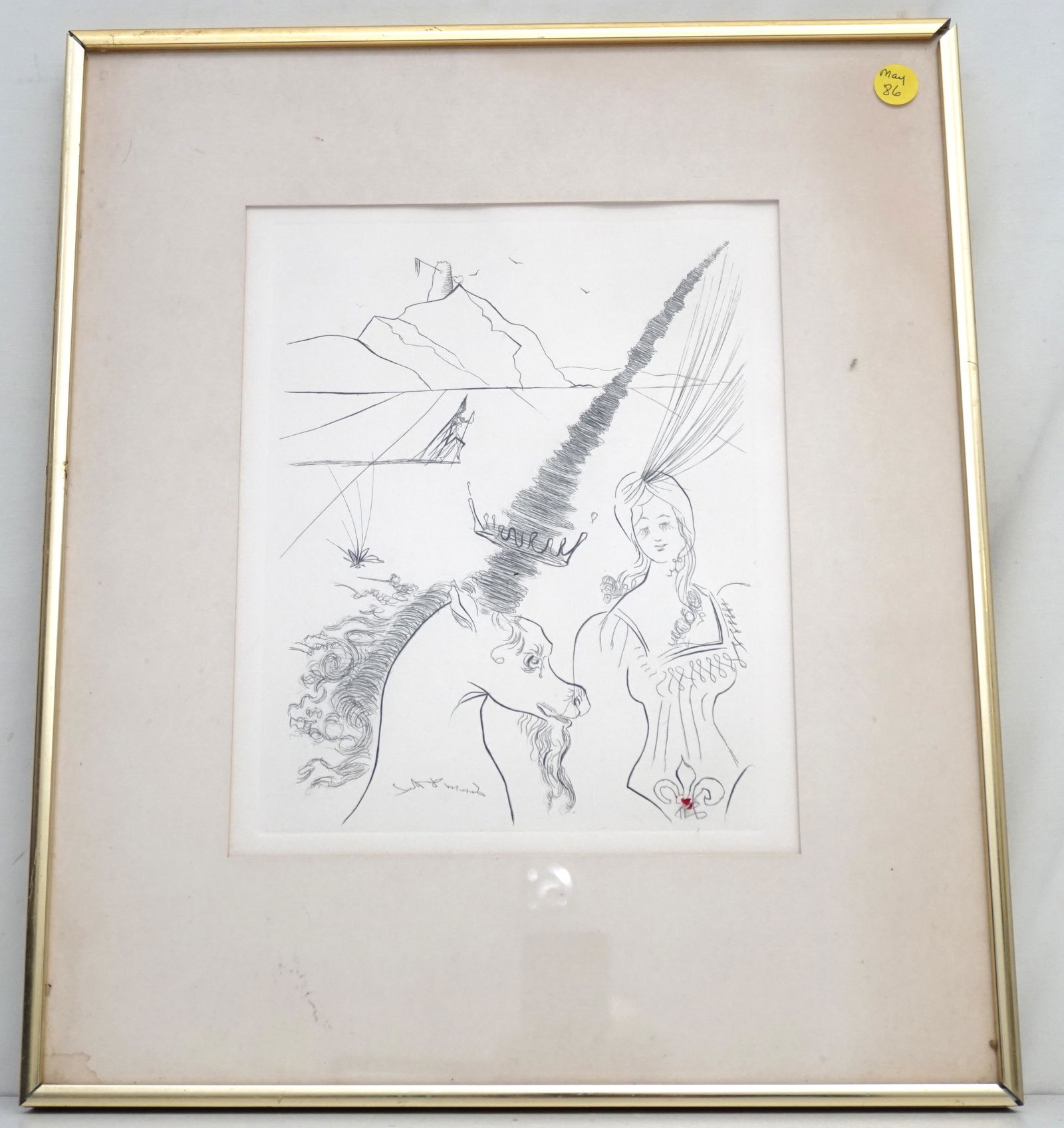 SALVADOR DALI THE LADY & THE UNICORN (1 of 4)