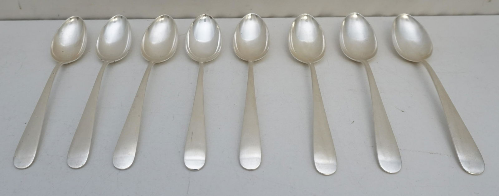 8 STERLING SILVER KIRK STEIFF 1850 OLD MARYLAND LARGE DESSERT SPOONS (1 of 4)