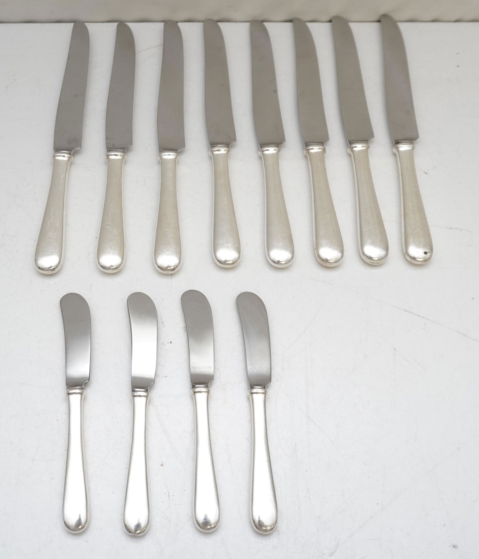 12 STERLING SILVER KIRK STEIFF 1850 OLD MARYLAND KNIVES (1 of 4)