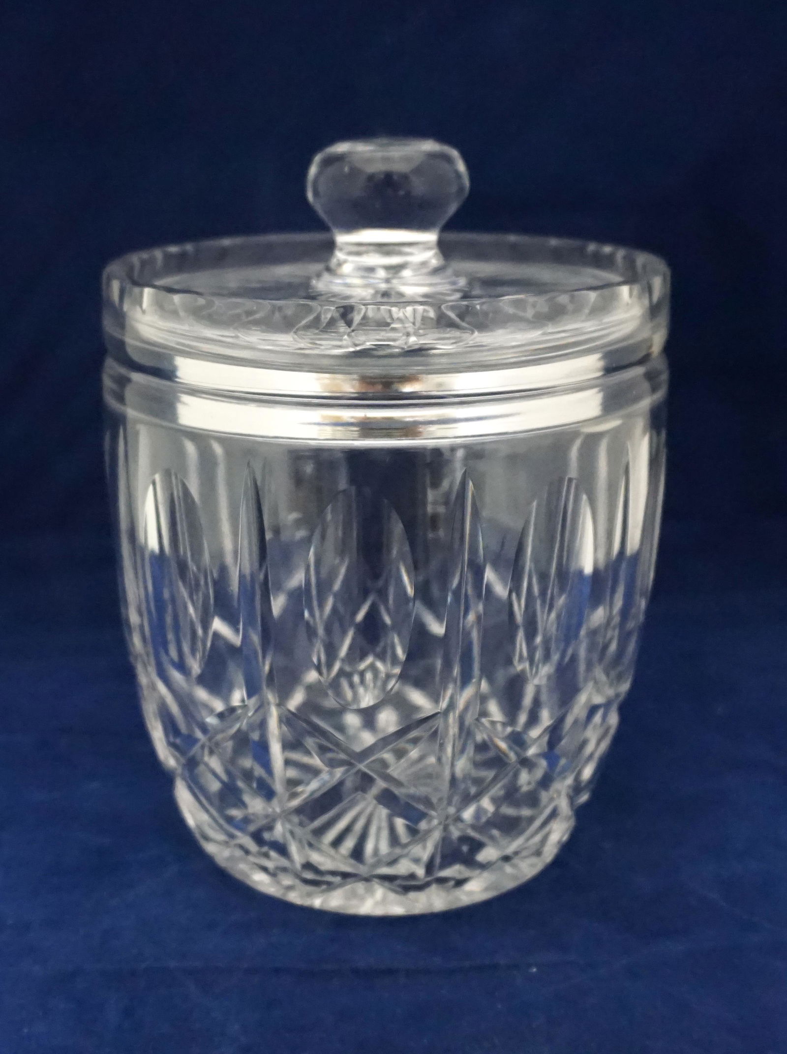 AMERICAN BRILLIANT CUT GLASS HUMIDOR / BISCUIT BARREL (1 of 4)