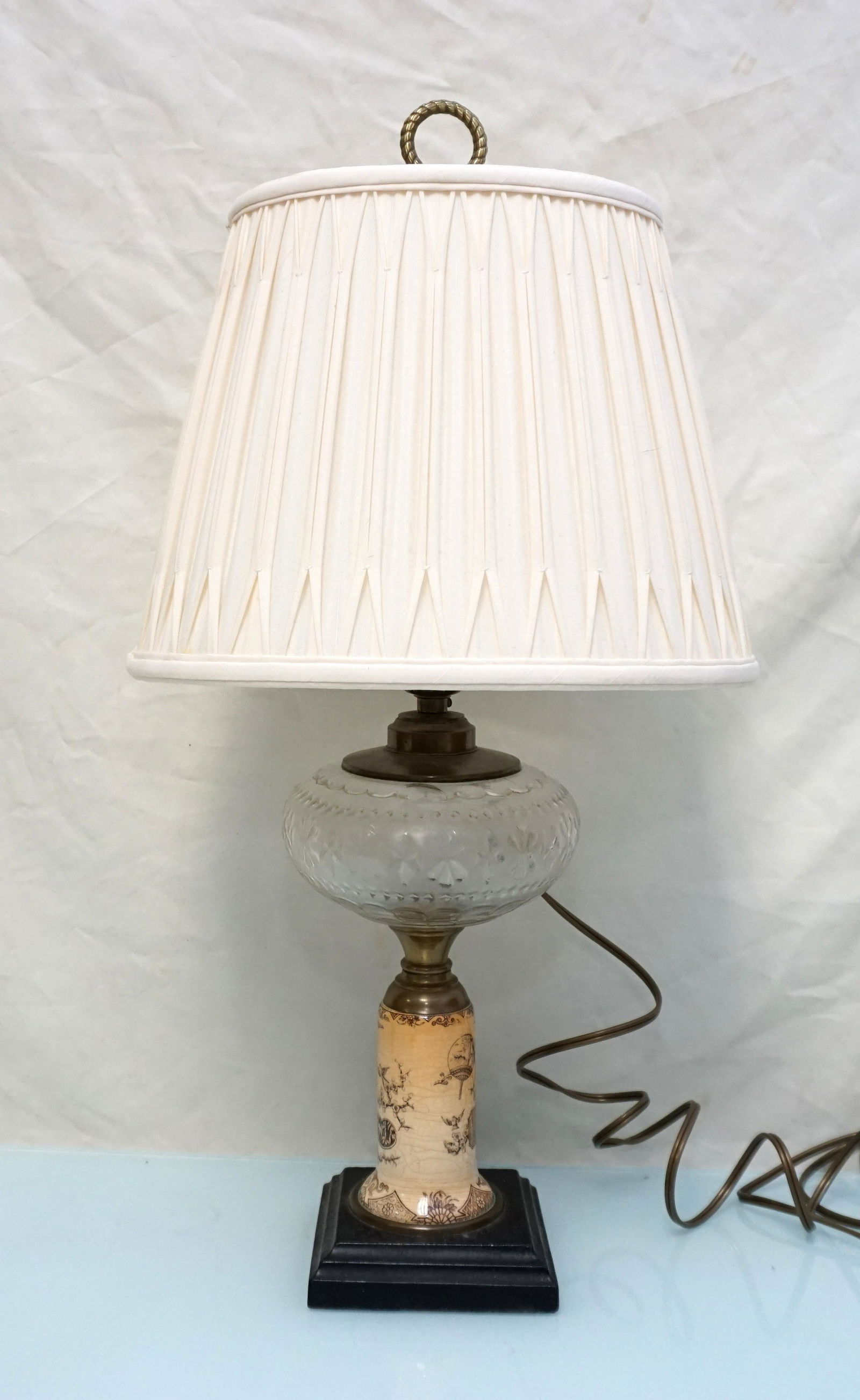 ANTIQUE CHINOISERIE LAMP (1 of 6)