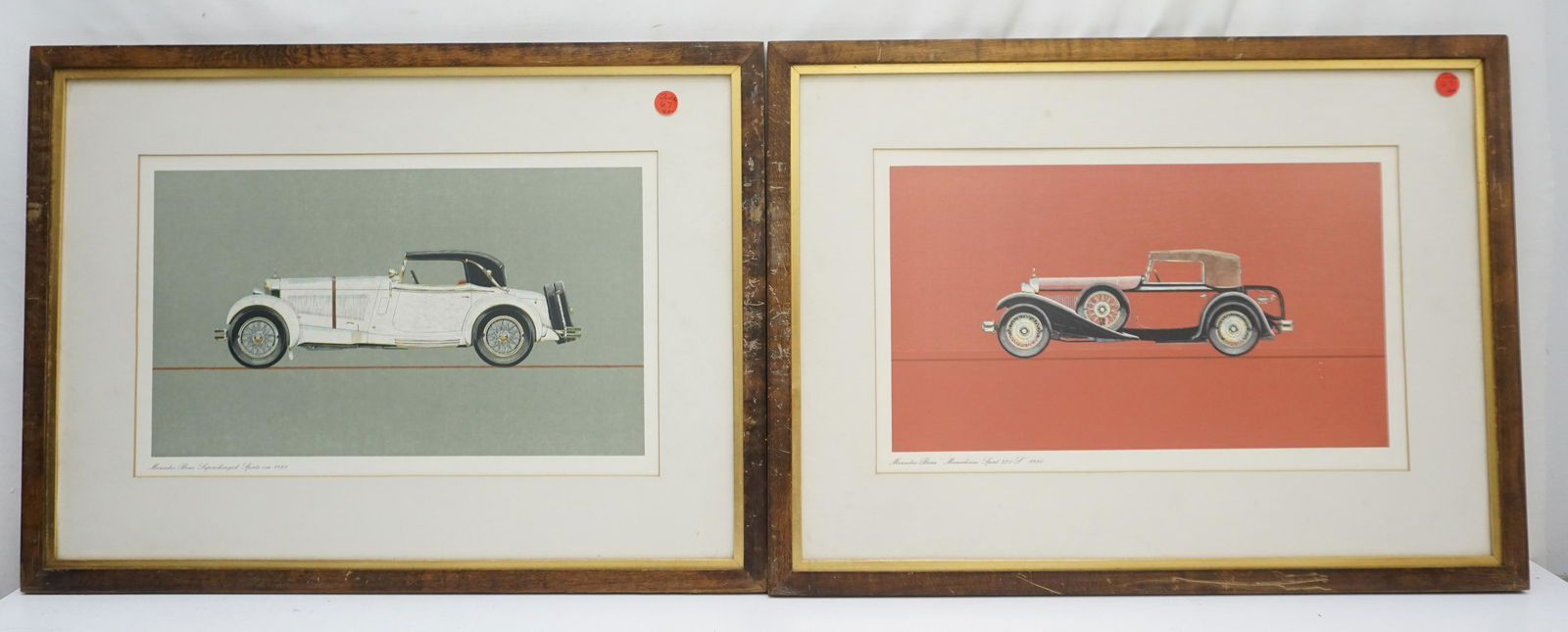 2 MERCEDES BENZ WALTER GOTSCH ENGRAVINGS (1 of 7)