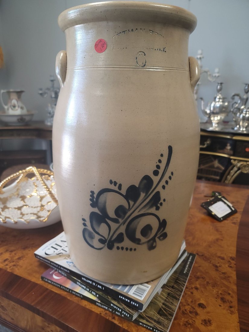 OTTMAN BROS & CO FORT EDWARD, NY CROCK (1 of 6)