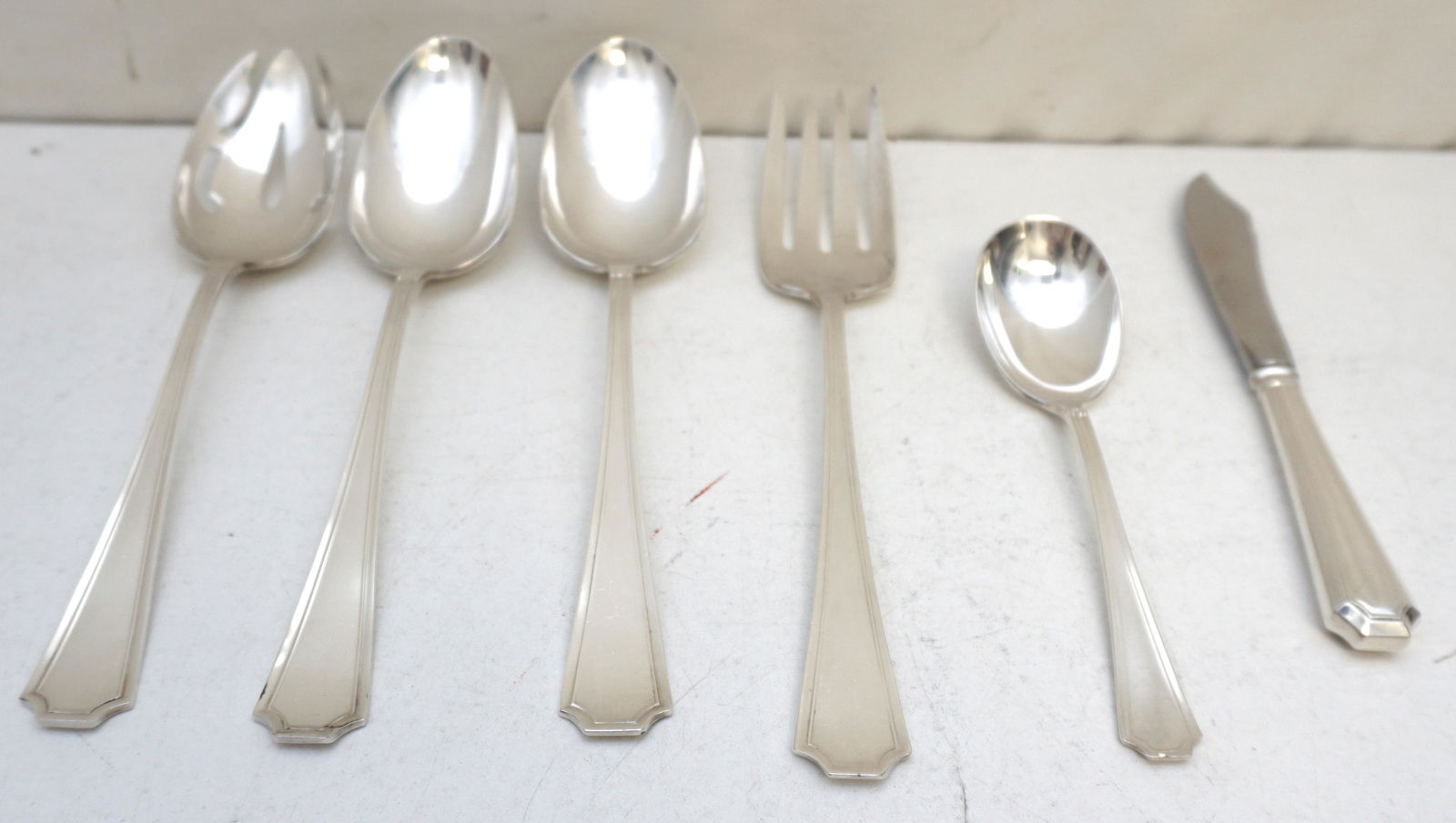 6 GORHAM STERLING SILVER FAIRFAX SERVING PIECES (1 of 5)