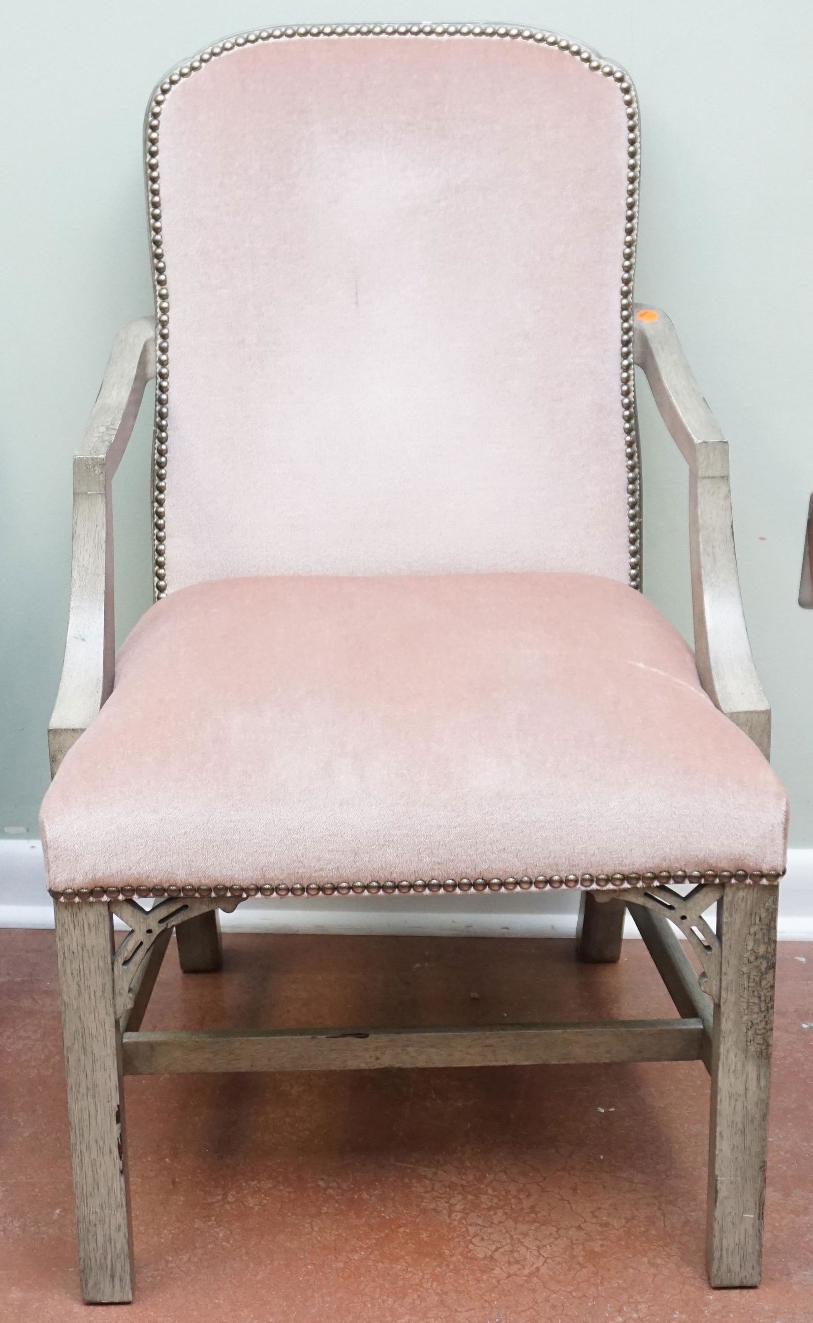 SUZANNE KASLER LINWOOD MOHAIR ARM CHAIR HICKORY CHAIR (1 of 8)