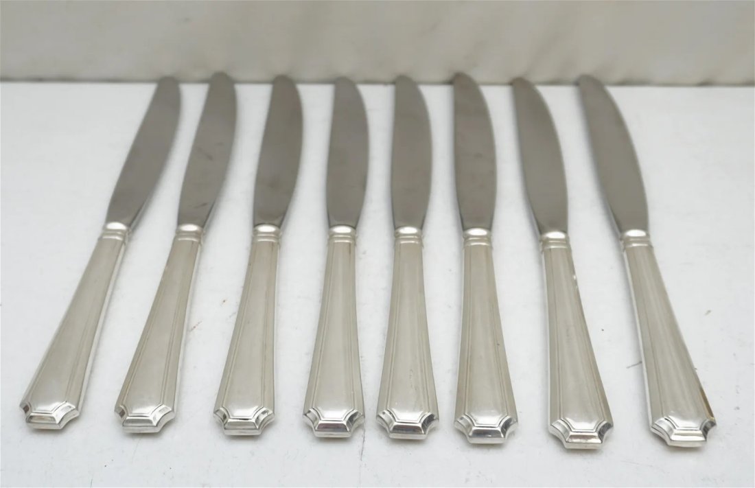 8 GORHAM STERLING SILVER FAIRFAX DINNER KNIVES (1 of 4)