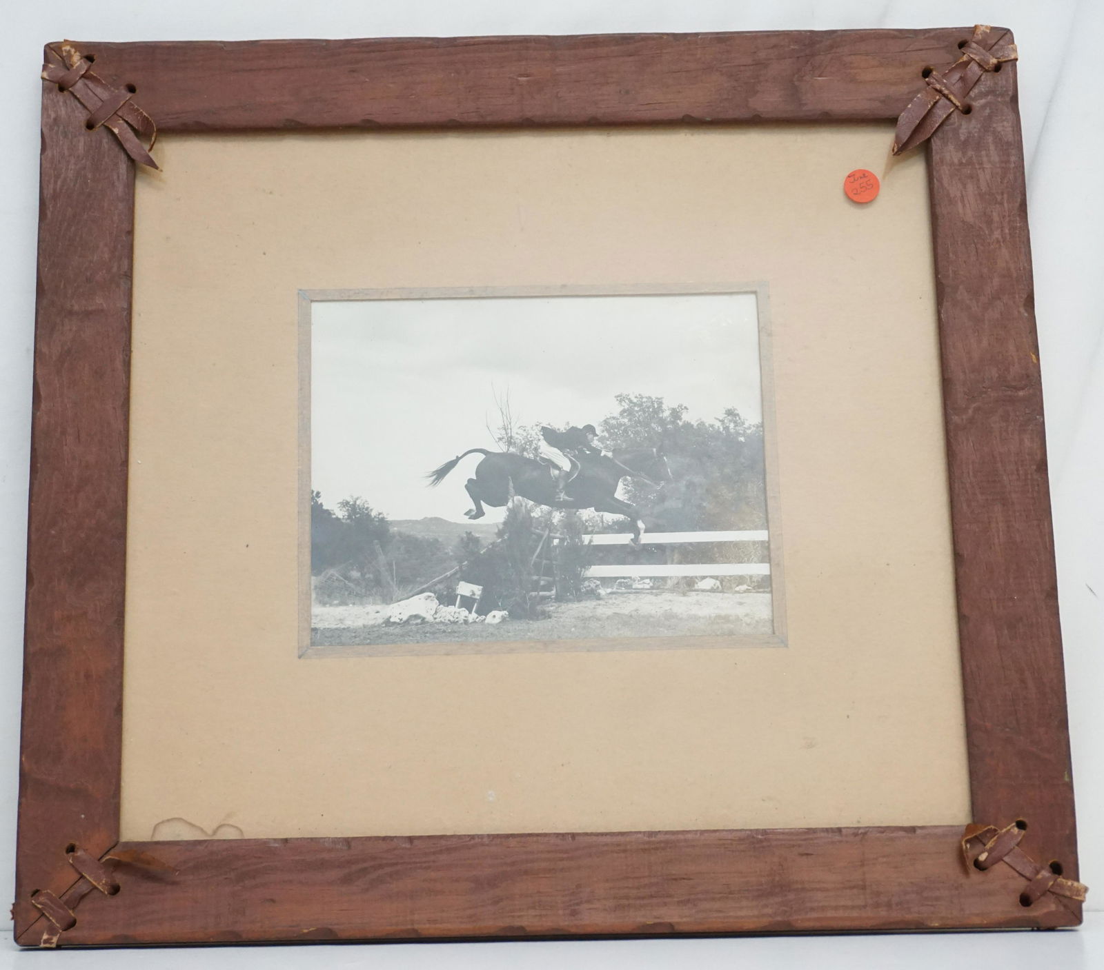 MID CENTURY 1957 EQUESTRIAN FRAMED PHOTO (1 of 4)