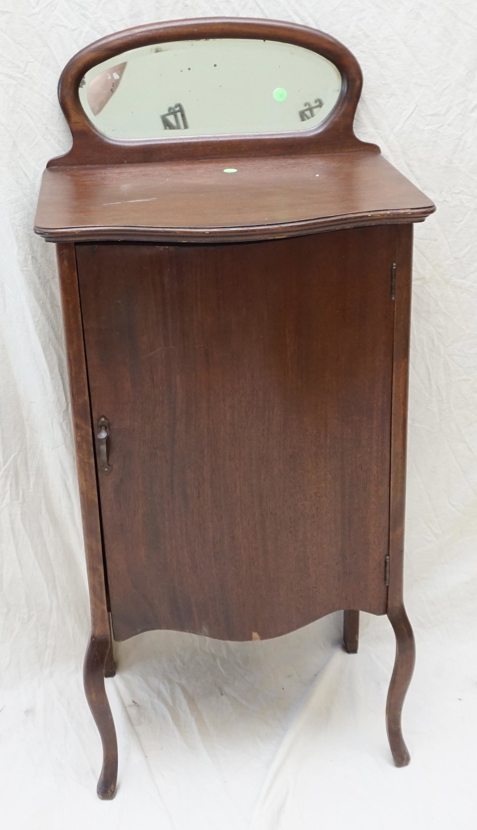 ANTIQUE MAHOGANY WASH STAND CABINET (1 of 7)