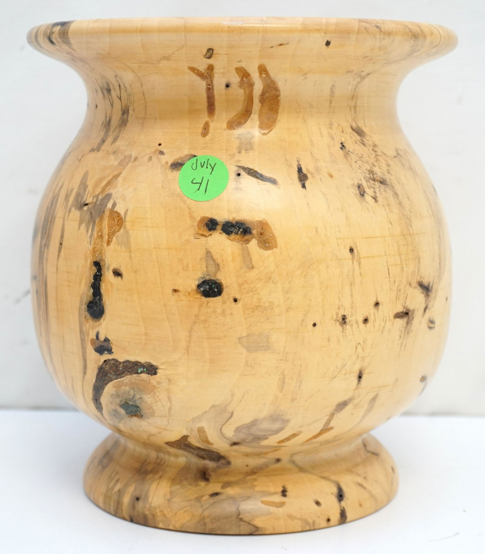 BLACKGUM NC WOOD TURNED VASE - BILL PASCHALL (1 of 7)