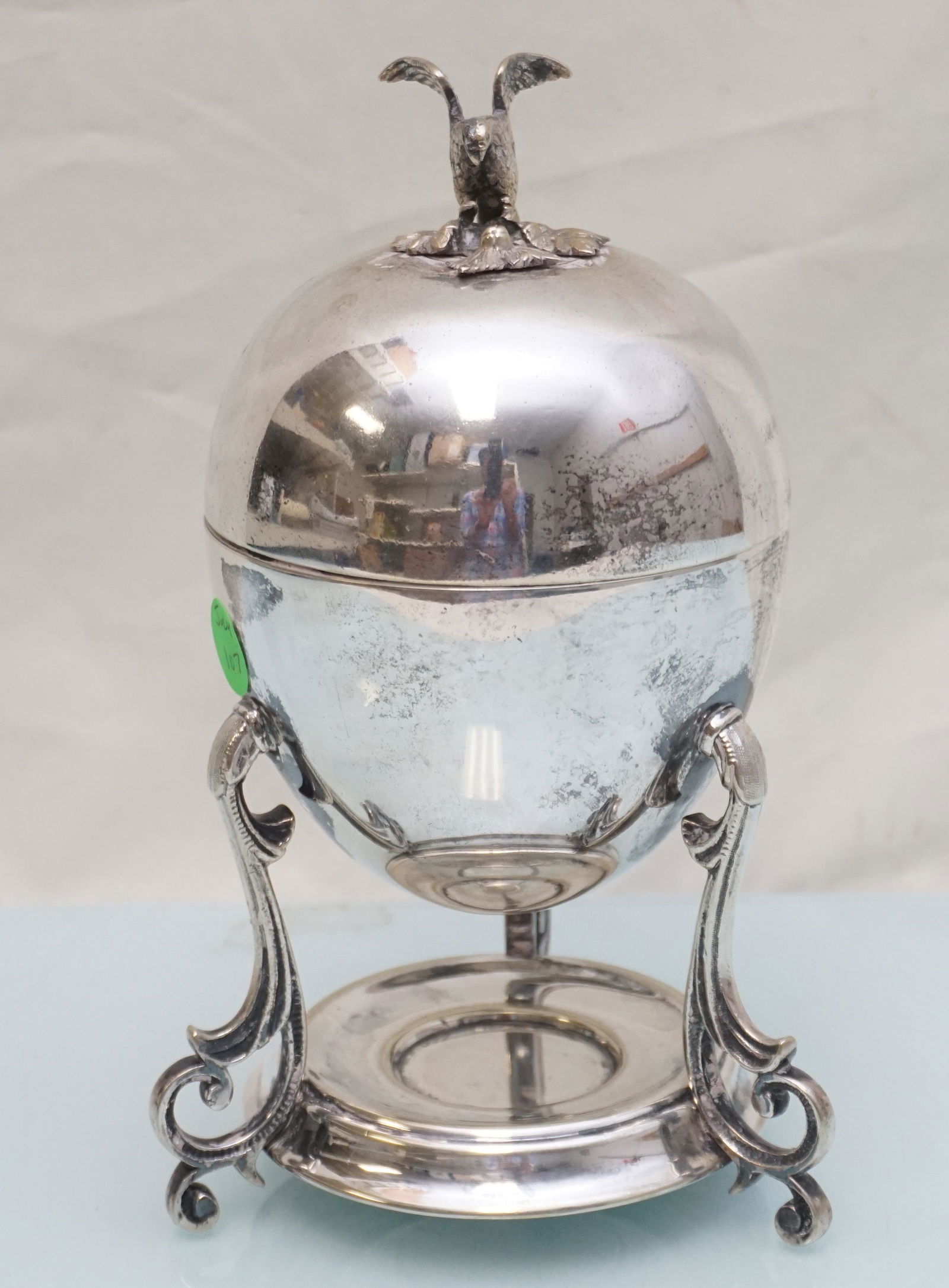 ENGLISH SHEFFIELD EDWARDIAN MAPPIN & WEBB EGG CODDLER (1 of 9)