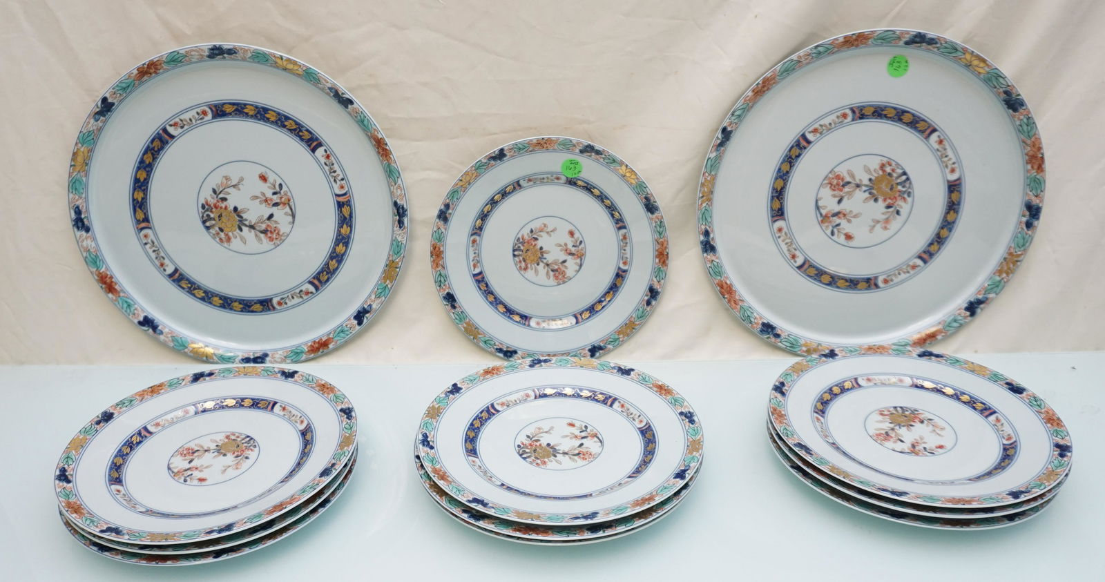 12 PC RAYNAUD LIMOGES KOUTANI (CELADON) CHINA (1 of 4)