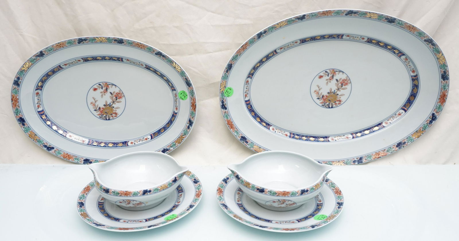 4 RAYNAUD LIMOGES KOUTANI (CELADON) PLATTERS & SAUCE (1 of 8)