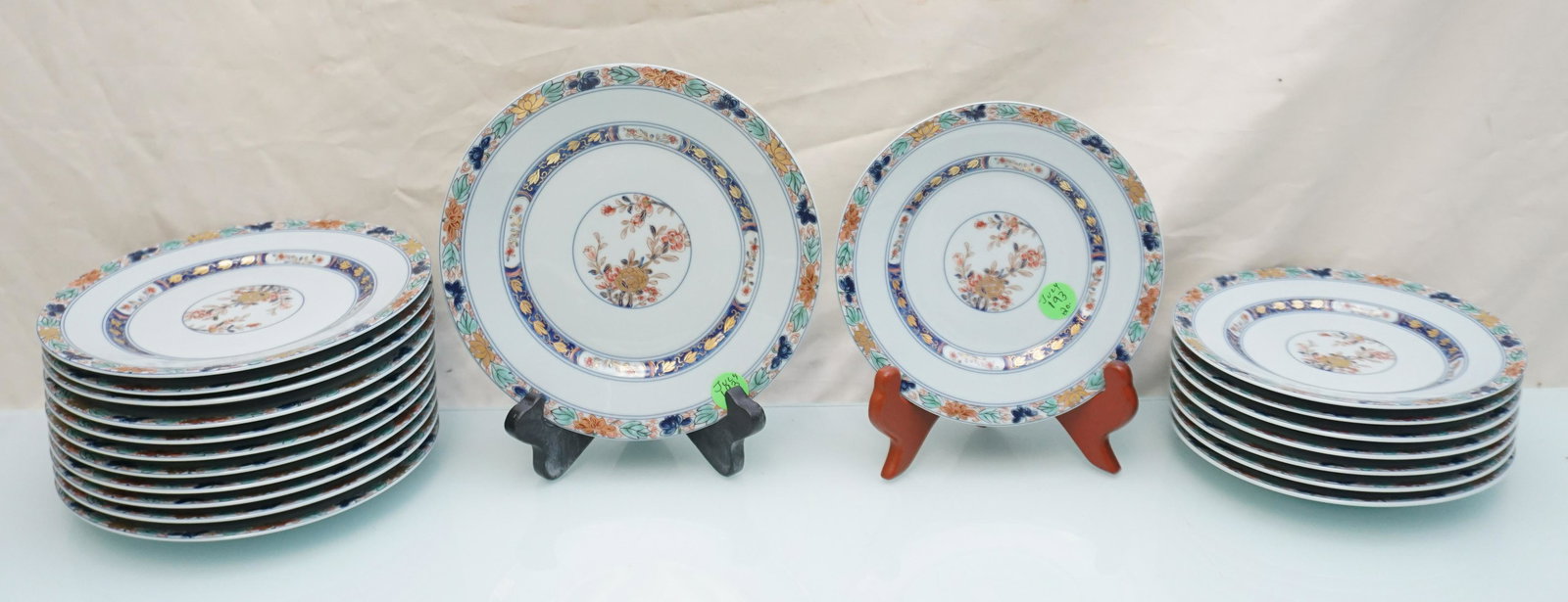 20 RAYNAUD LIMOGES KOUTANI (CELADON) SALAD PLATES & BREAD (1 of 6)