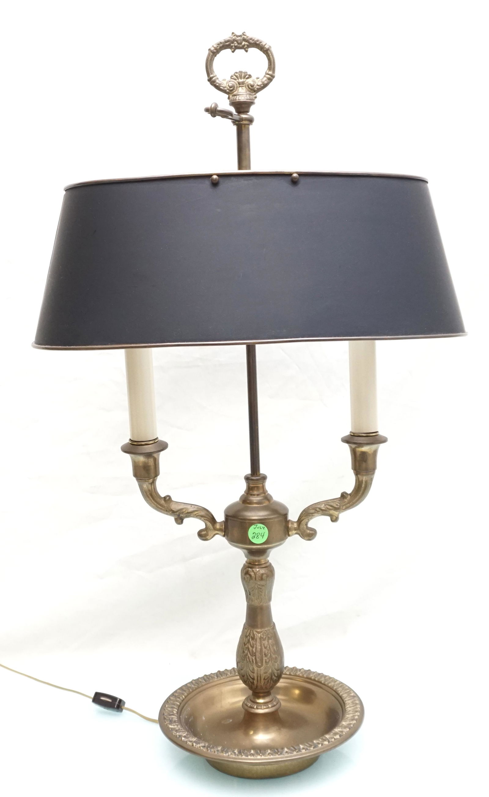 20TH c FRENCH BRASS BOUILLOTTE LAMP (1 of 3)