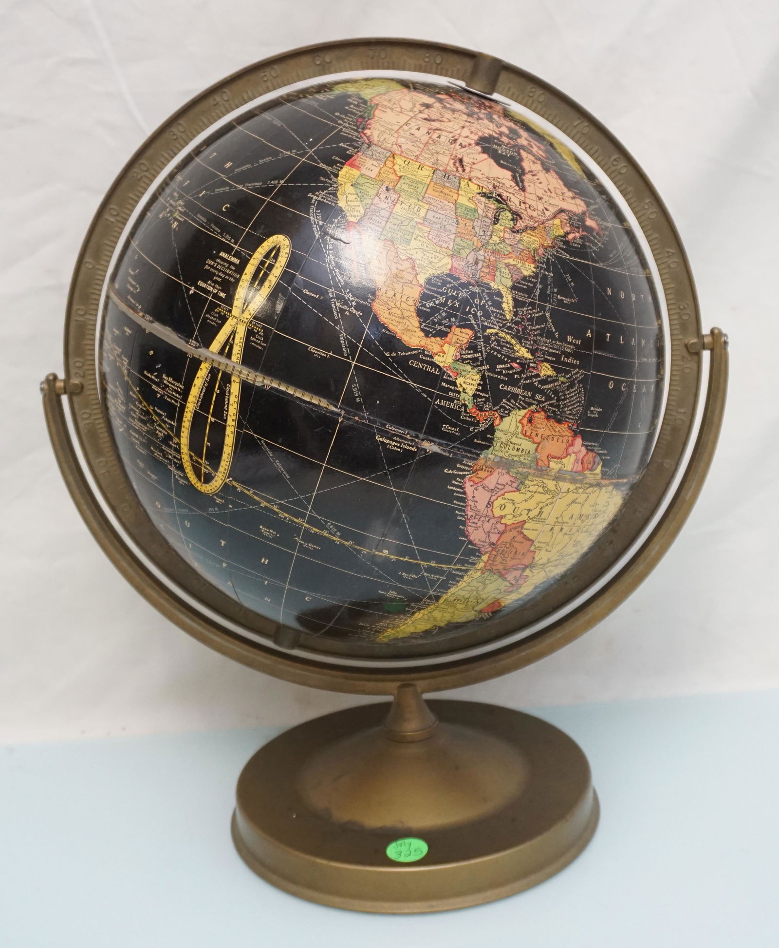 VINTAGE UNIVERSAL TERRESTRIAL GLOBE (1 of 9)