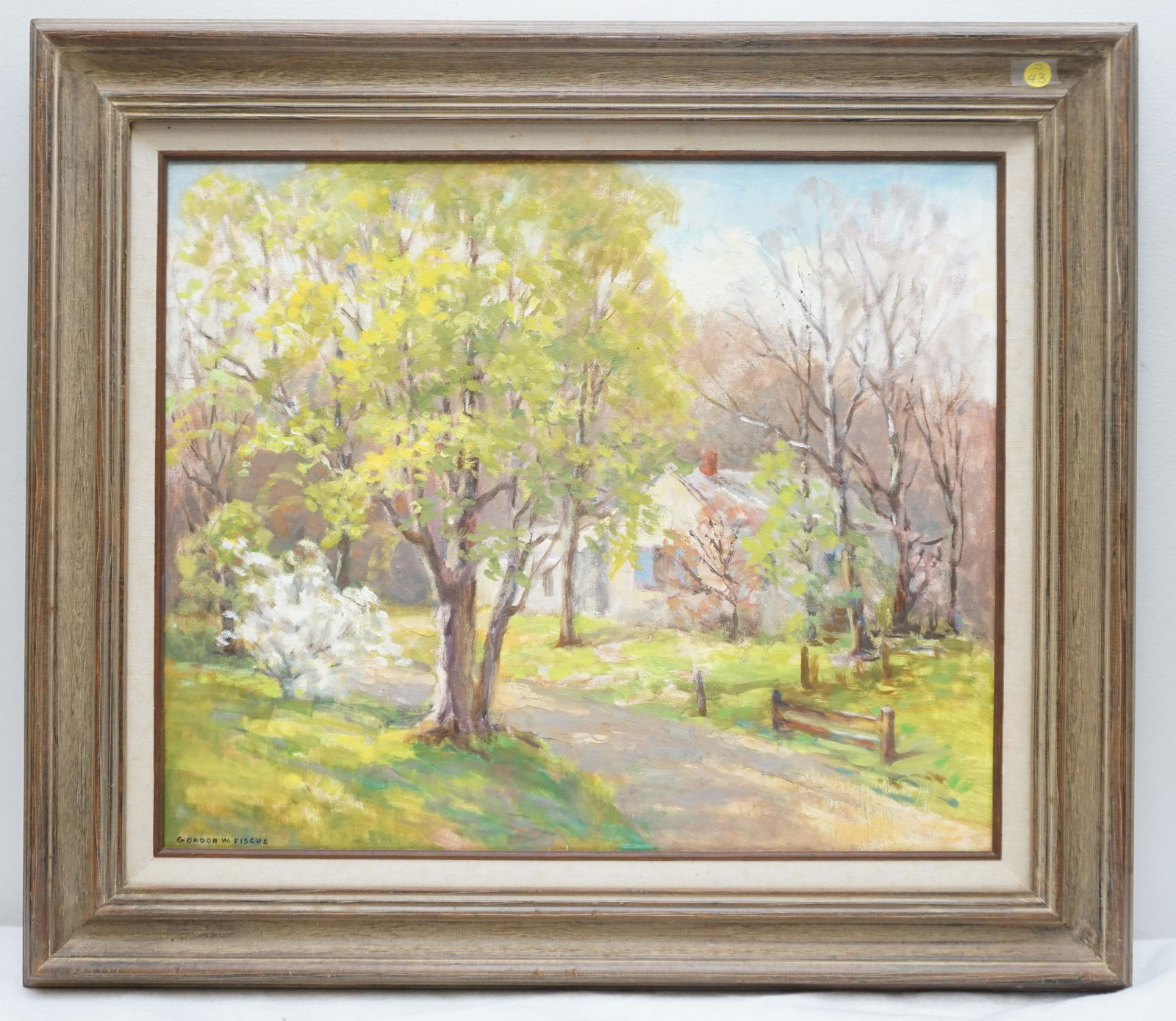 GORDON FISCUS (1902-2005) SPRING OF 93 BROWN COUNTY (1 of 9)