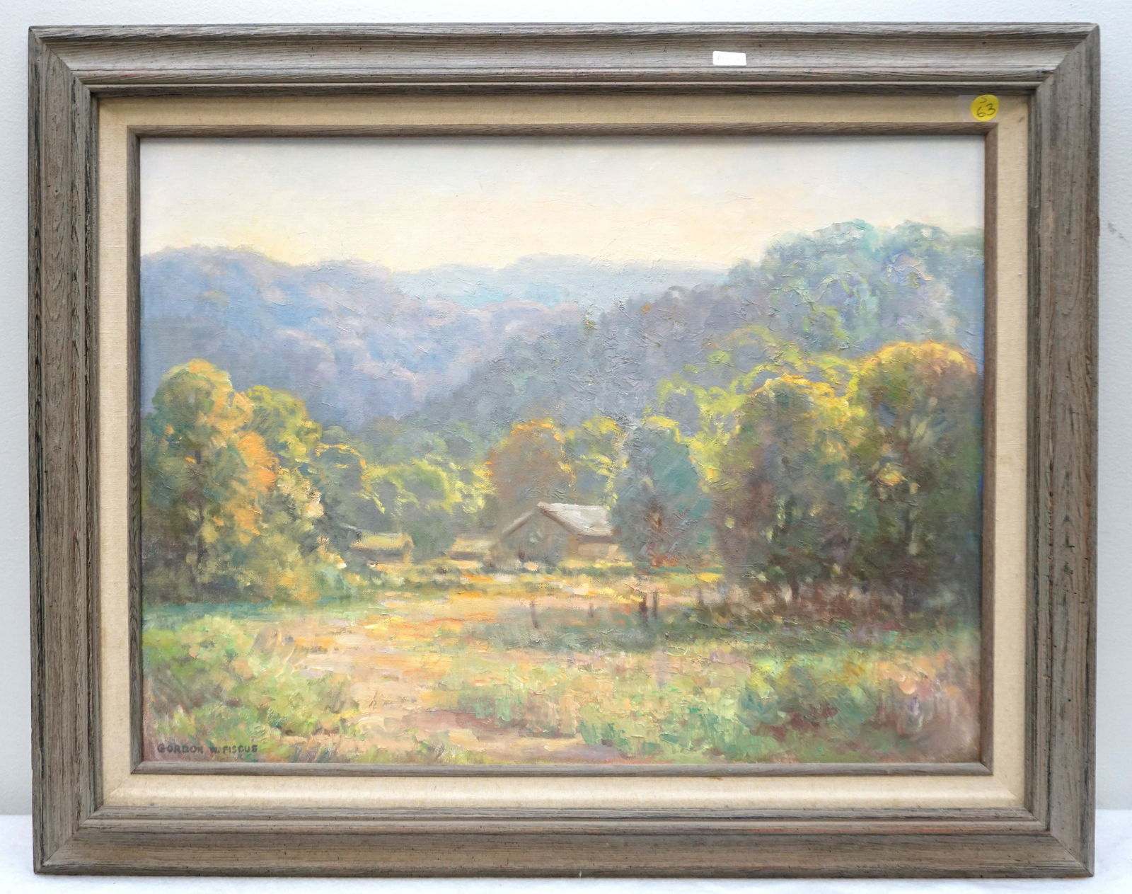 GORDON FISCUS (1902-2005) "HAZY HILLS" BROWN COUNTY (1 of 6)