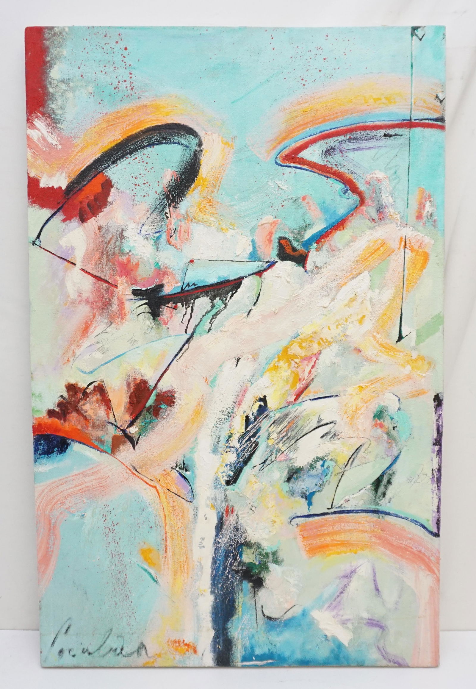 DONATO "DON" BERNARDO LOCALIO OIL ABSTRACT (1 of 5)