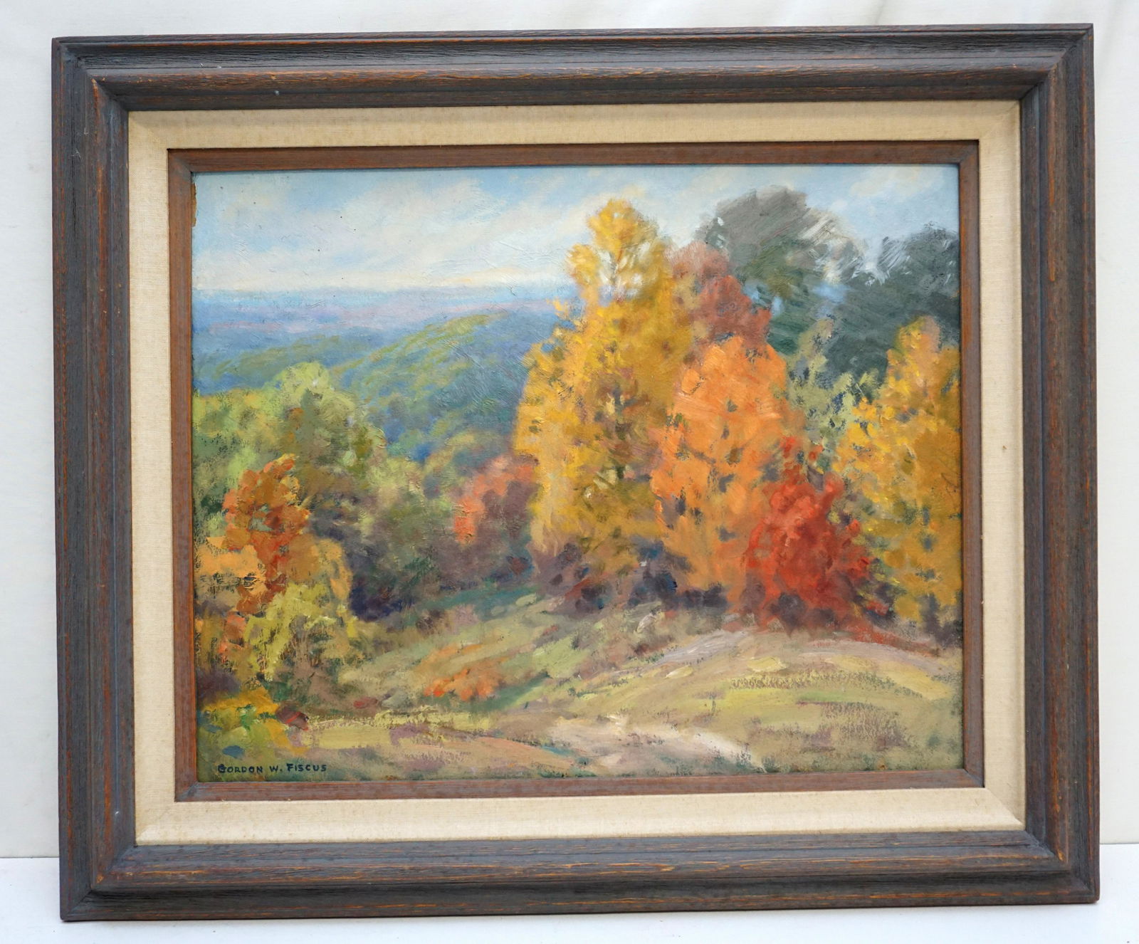 GORDON FISCUS (1902-2005) "FALL SPLENDOR" BROWN COUNTY (1 of 5)