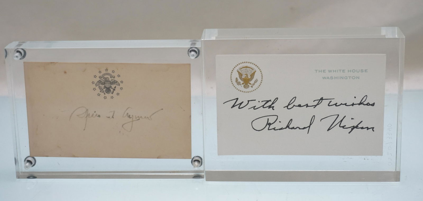RICHARD NIXON & SPIRO AGNEW AUTOGRAPHS (1 of 3)