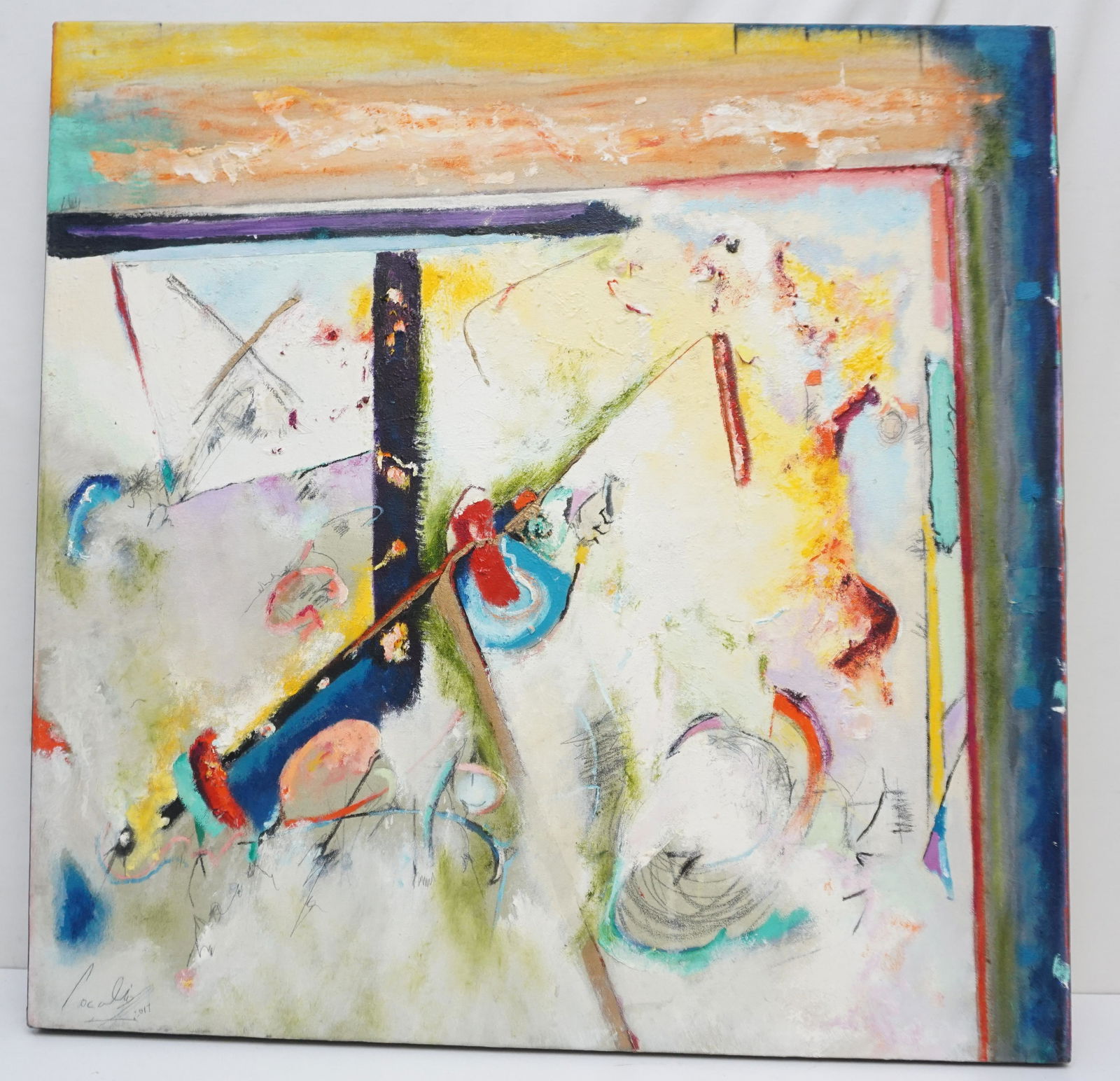 DONATO "DON" BERNARDO LOCALIO OIL ABSTRACT (1 of 6)