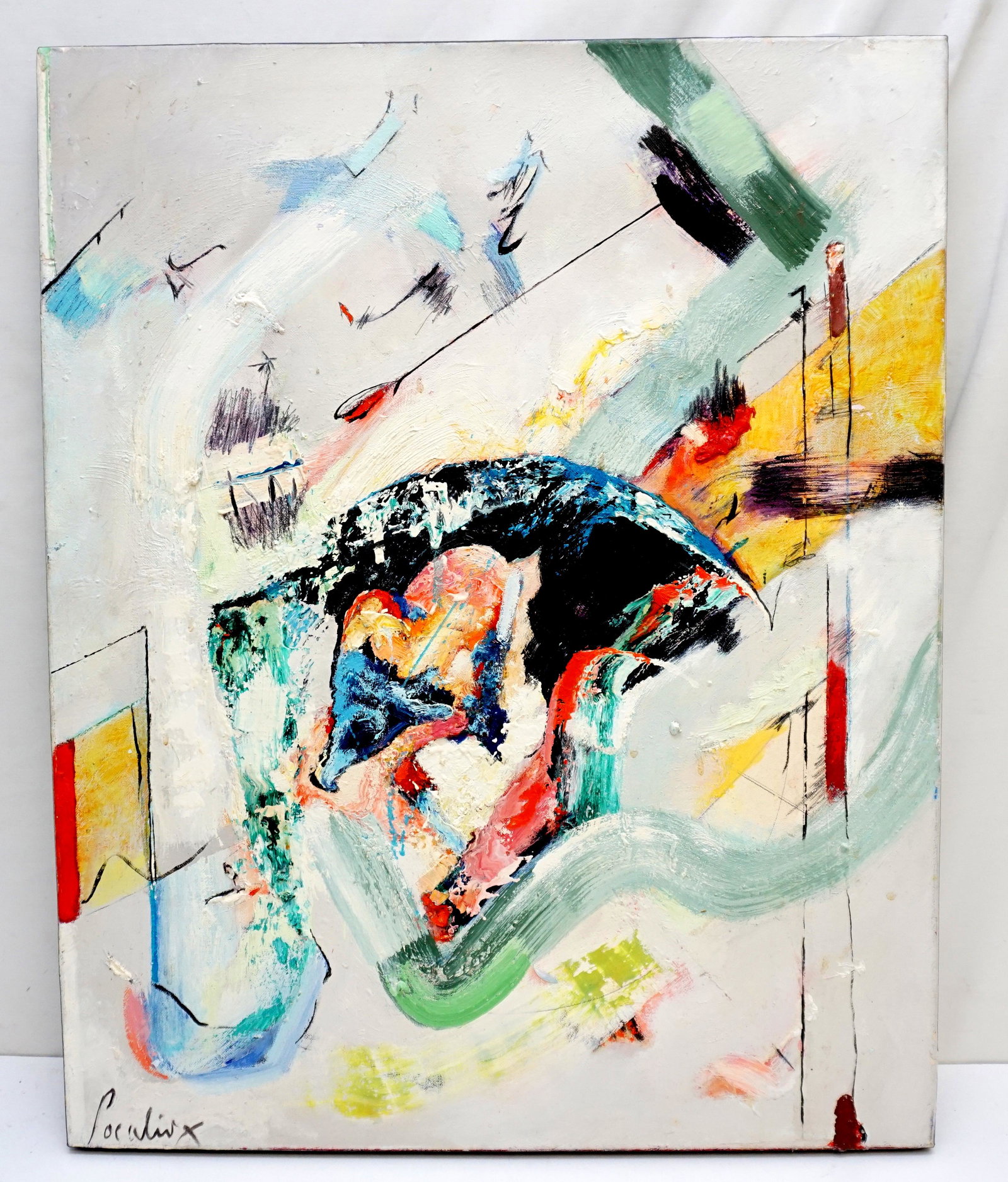 DONATO "DON" BERNARDO LOCALIO OIL ABSTRACT (1 of 5)