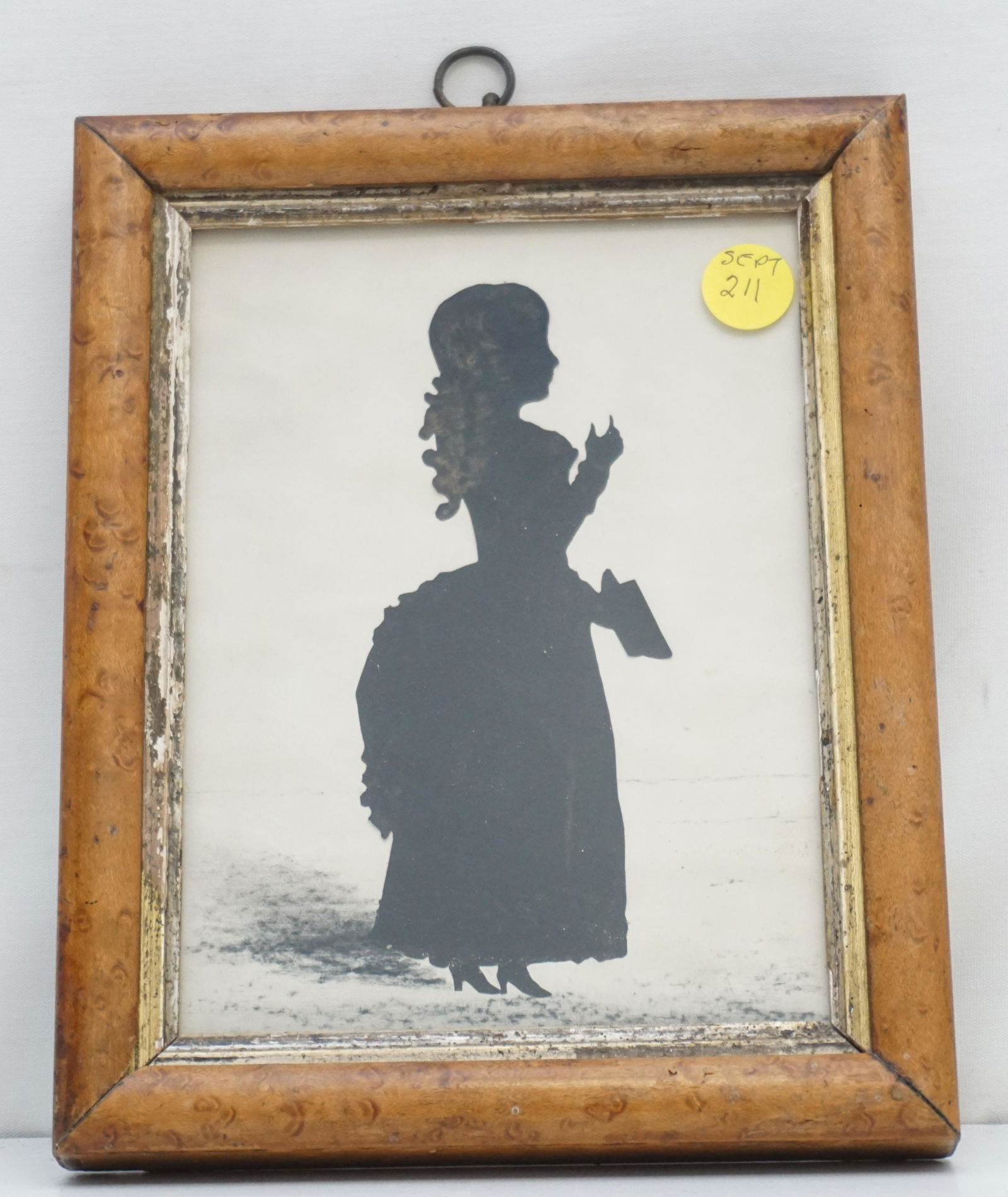 ANTIQUE FULL FIGURE CUT SILHOUETTE (1 of 4)