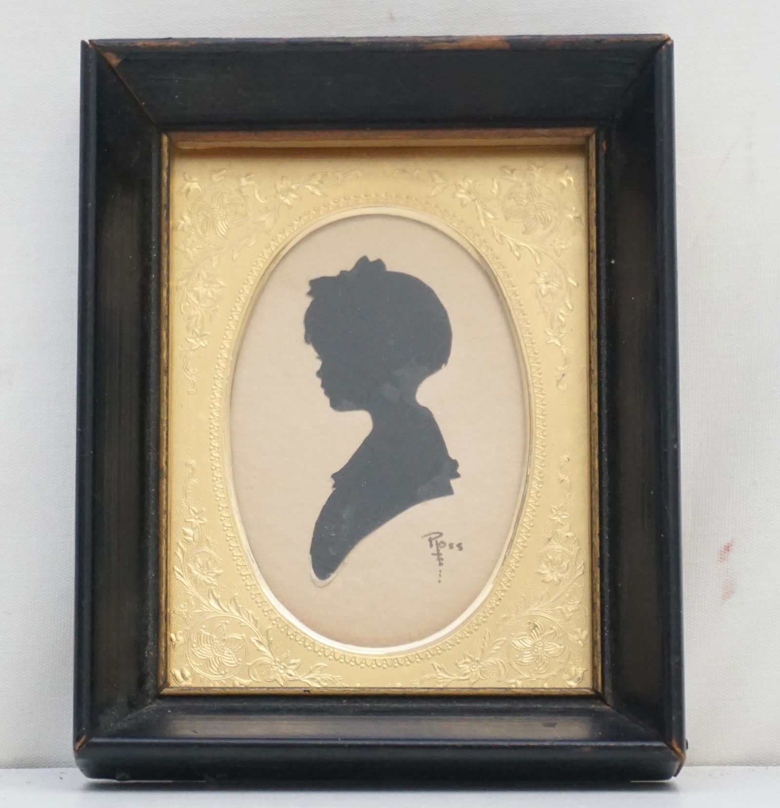 1930 YOUNG GIRL SILHOUETTE GENE ROSS (1 of 4)