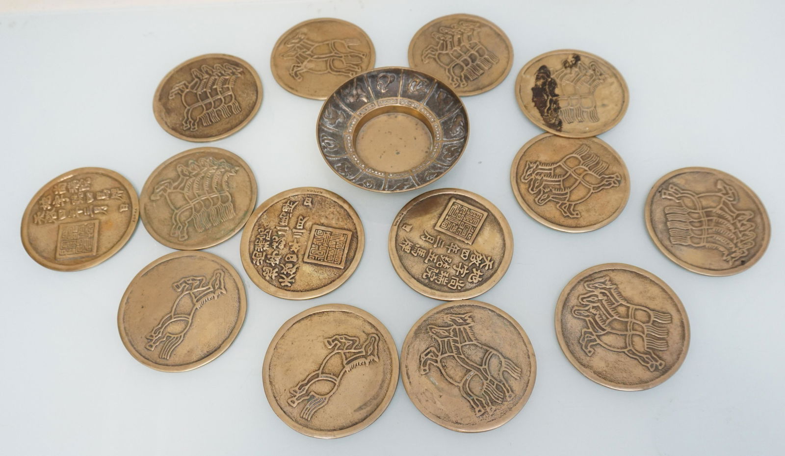 14 KOREAN IMPERIAL POSTAL SYSTEM HORSING PERMITS + (1 of 7)