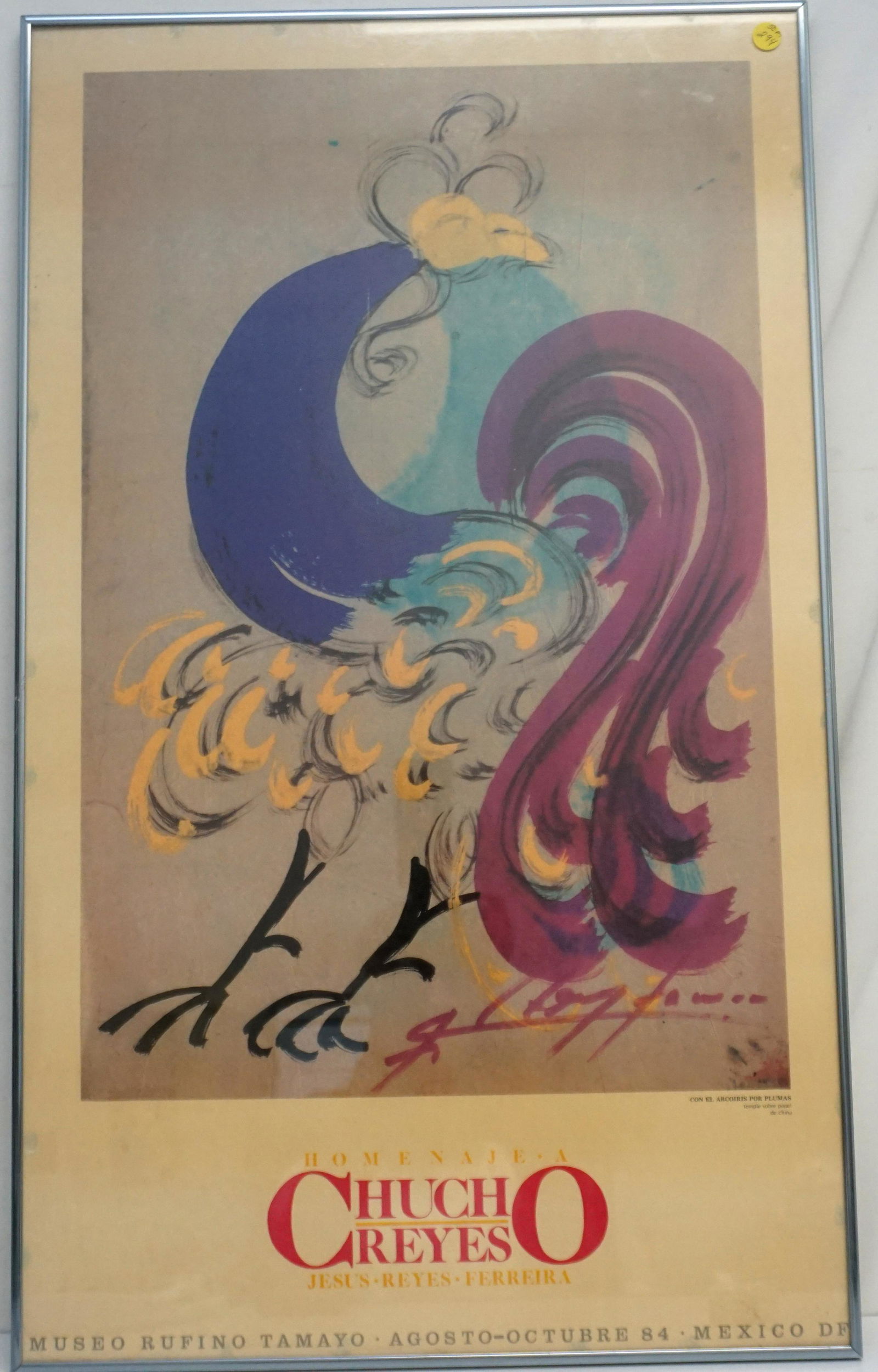 VINTAGE CHUCHO REYES 1984 POSTER (1 of 4)